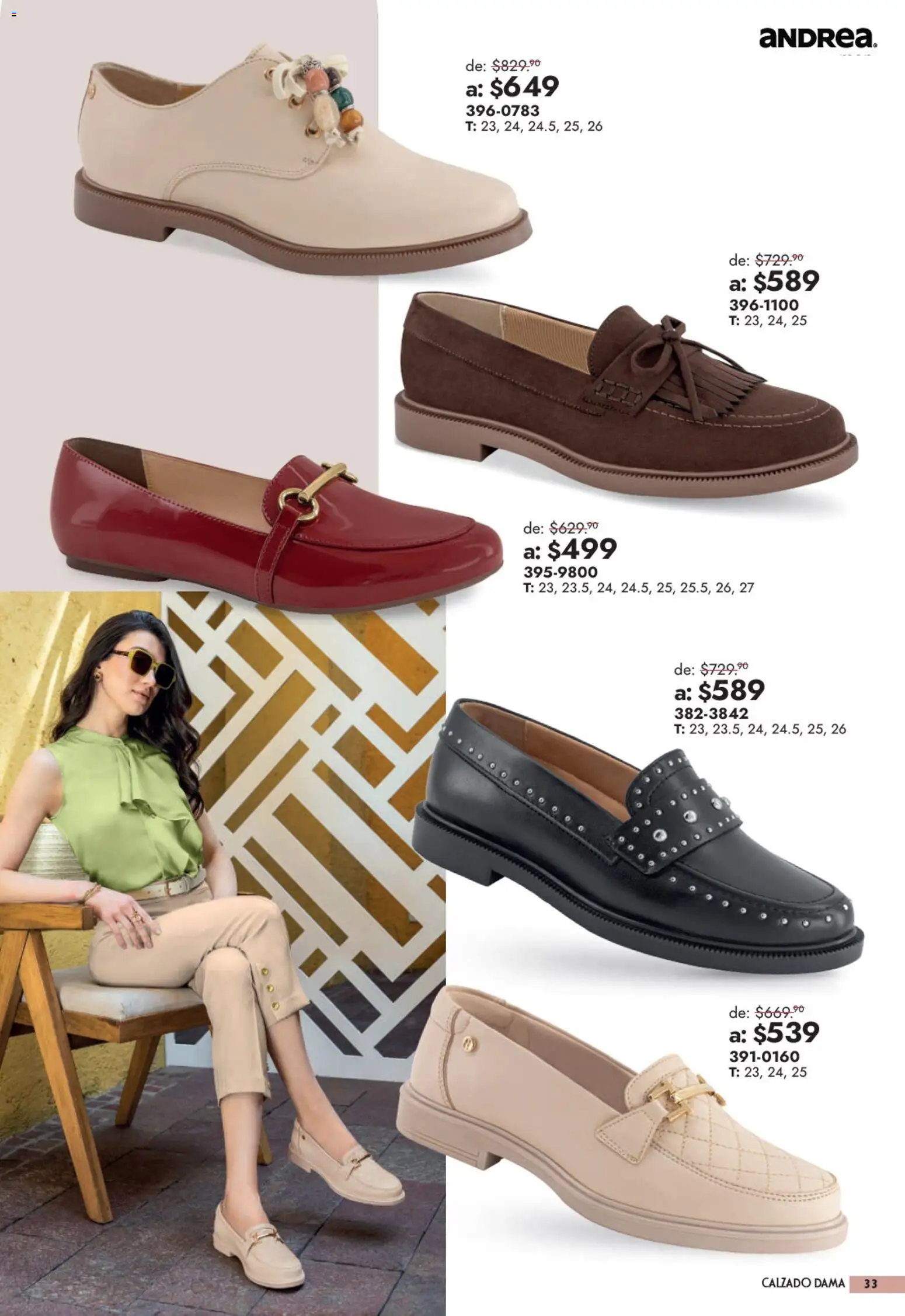 Nuevas ofertas de Andrea válidas en toda la República Mexicana desde el 13/09/2026. ¡Encuentra las mejores ofertas en Andrea catálogo Outlet! | Página: 33