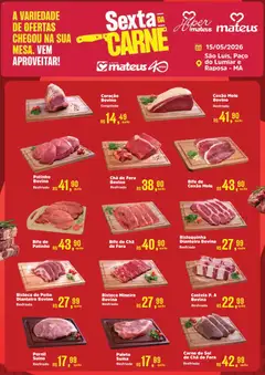 Mateus ofertas Sexta da Carne - Pré-Visualização do folheto da loja Mateus, válido de 15.05.2026