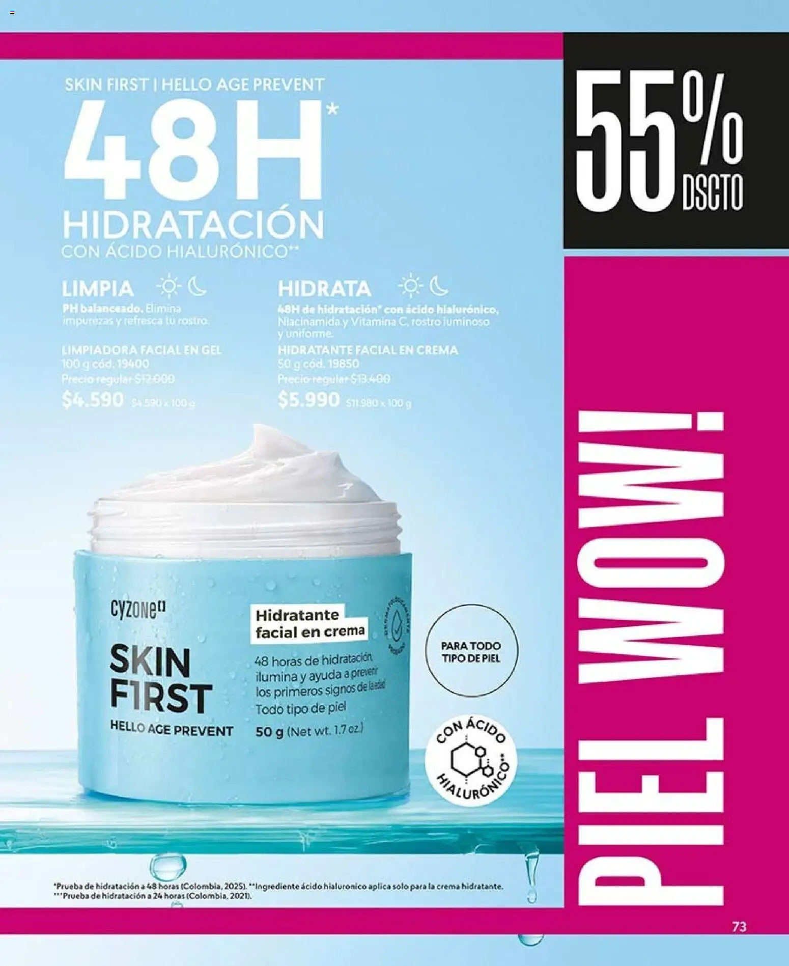 Catálogo CyZone Campaña 15 │ válido desde el 06.09.2026 | Página: 73 | Productos: Crema