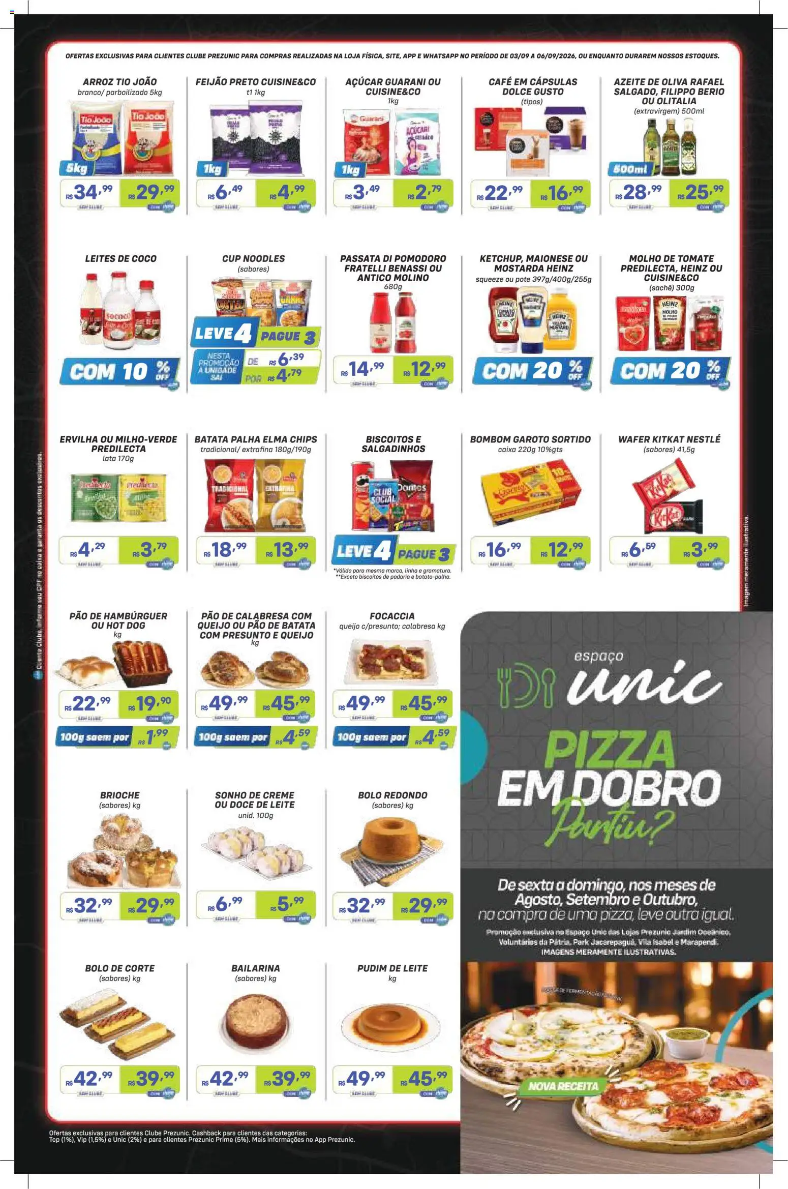Prezunic Folheto - válido de 03/09/2026 | Página: 3 | Produtos: Café, Batata palha, Açúcar, Doce