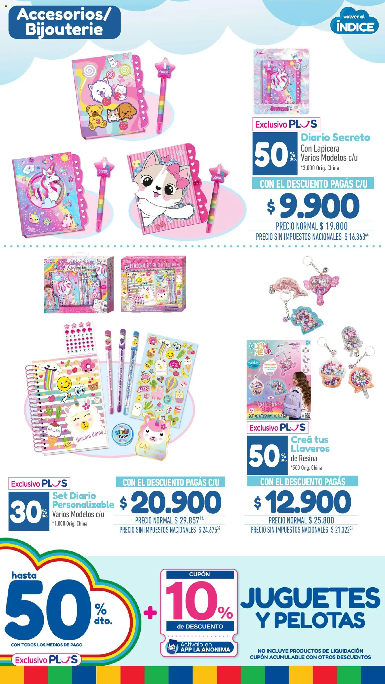 La Anonima Especial Día de la Niñez │ válido desde el 06/08/2026 | Página: 12 | Productos: Juguetes, Glitter