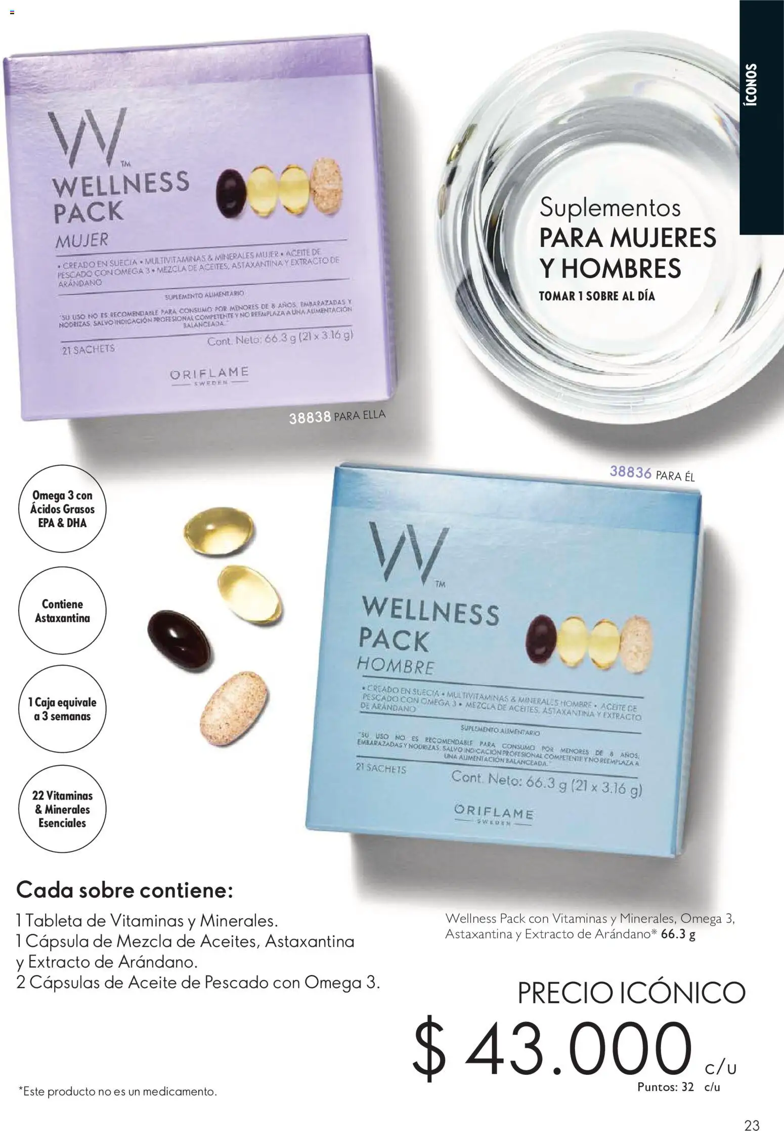 Oriflame catálogo │ válido desde el 11.09.2026 | Página: 23 | Productos: Cápsula, Aceite de pescado, Sobre, Aceite