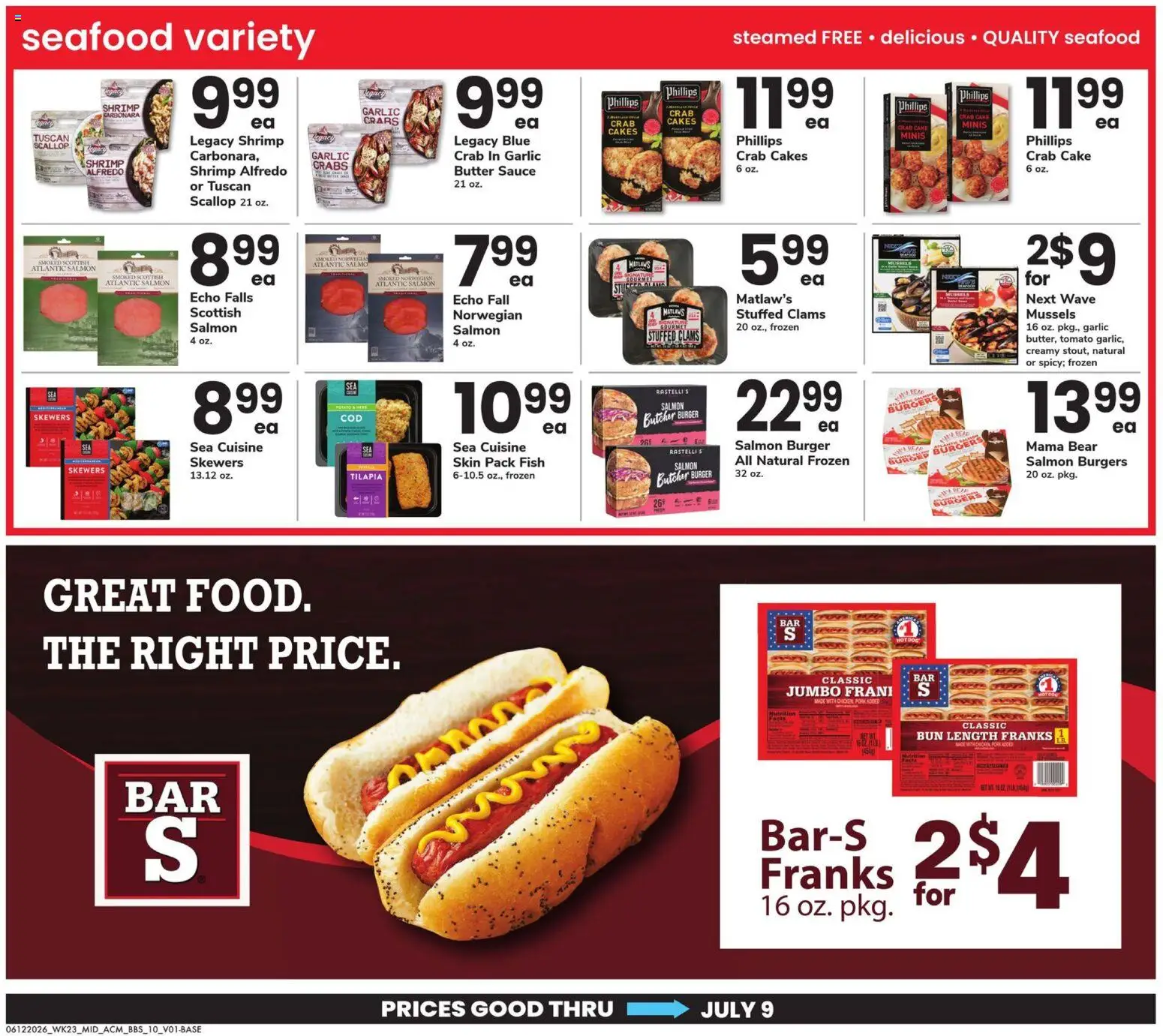 Acme Big Book of Savings - valid from 12.06.2026 | Page: 10 | Products: Butter, Fish, Sauce, Garlic