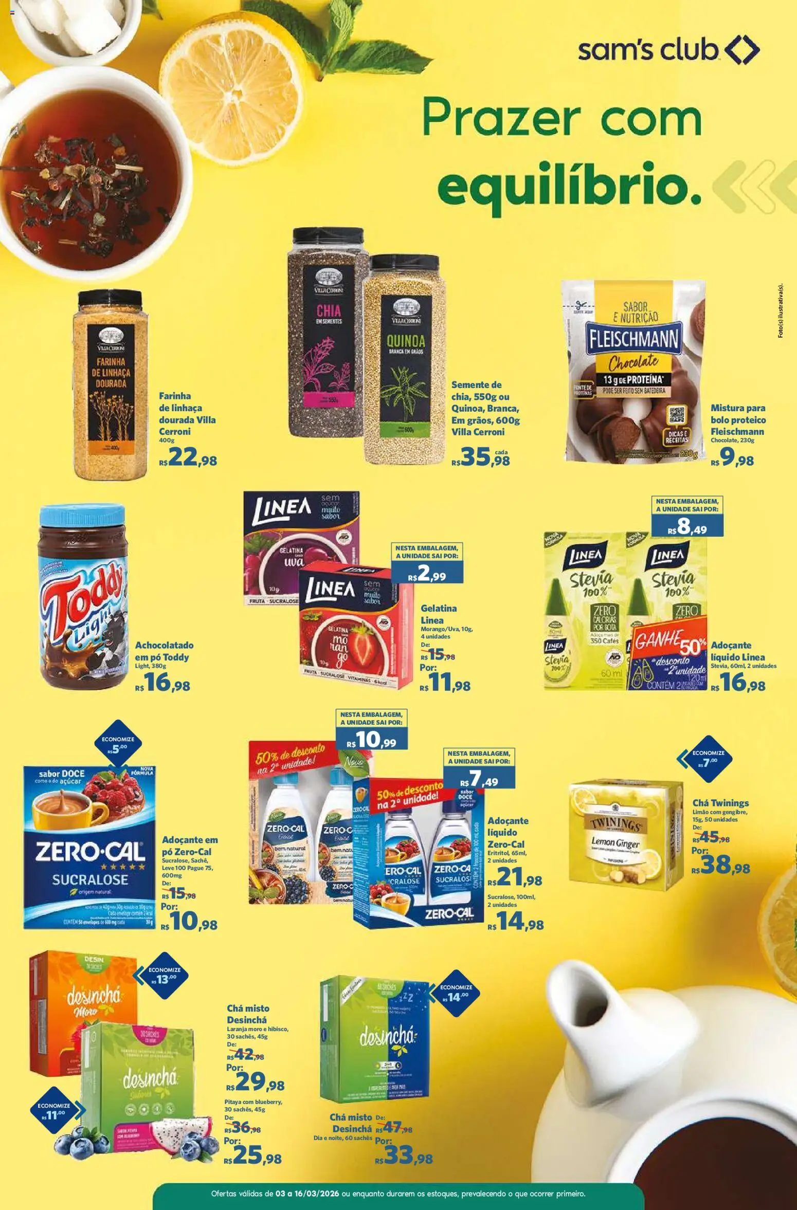 Sam's Club Folheto - válido de 03.03.2026 | Página: 5 | Produtos: Quinoa, Achocolatado, Bolo, Gelatina