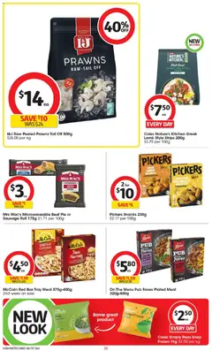 Preview of Coles catalogue - valid from 08/07/2026 | Page: 35 | Products: Plant, Seafood, Sausage, Tuna