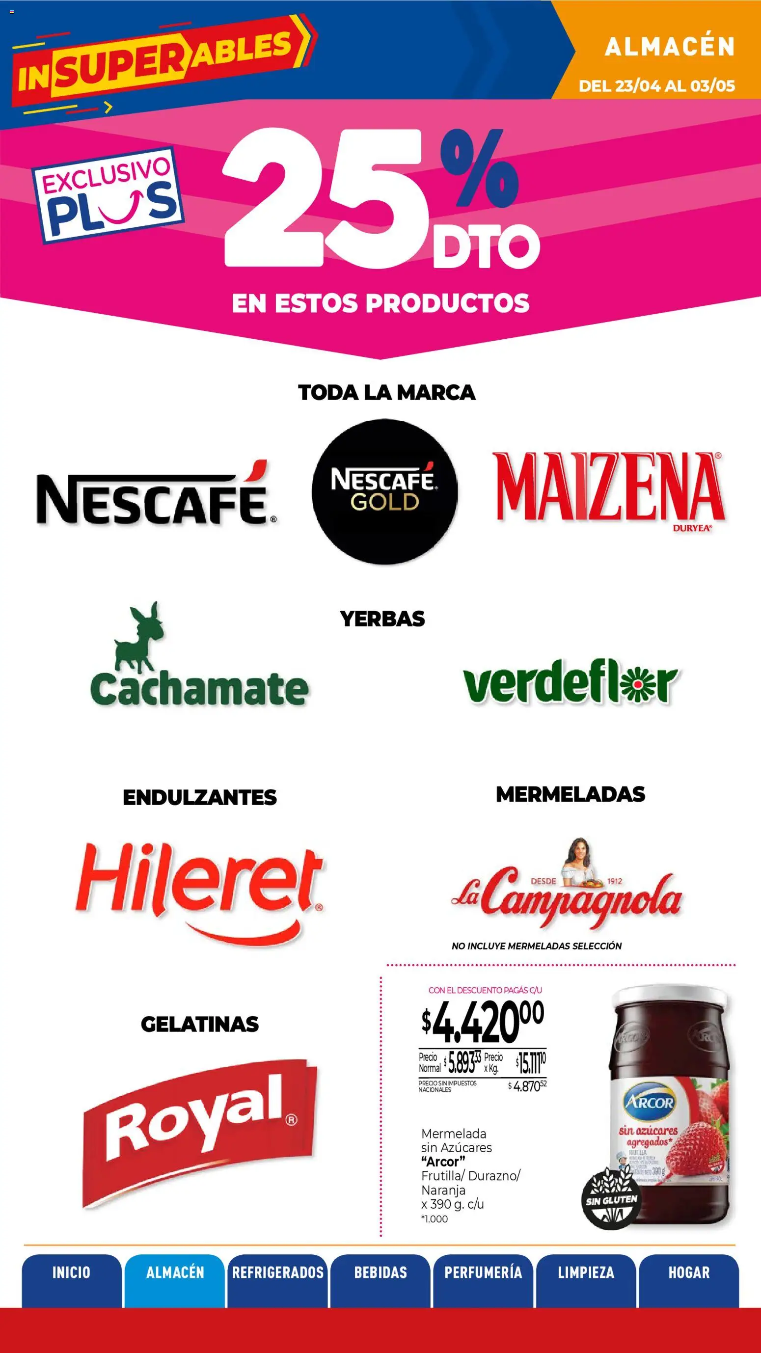 La Anonima catálogo │ válido desde el 23.04.2026 | Página: 13 | Productos: Frutilla, Mermelada