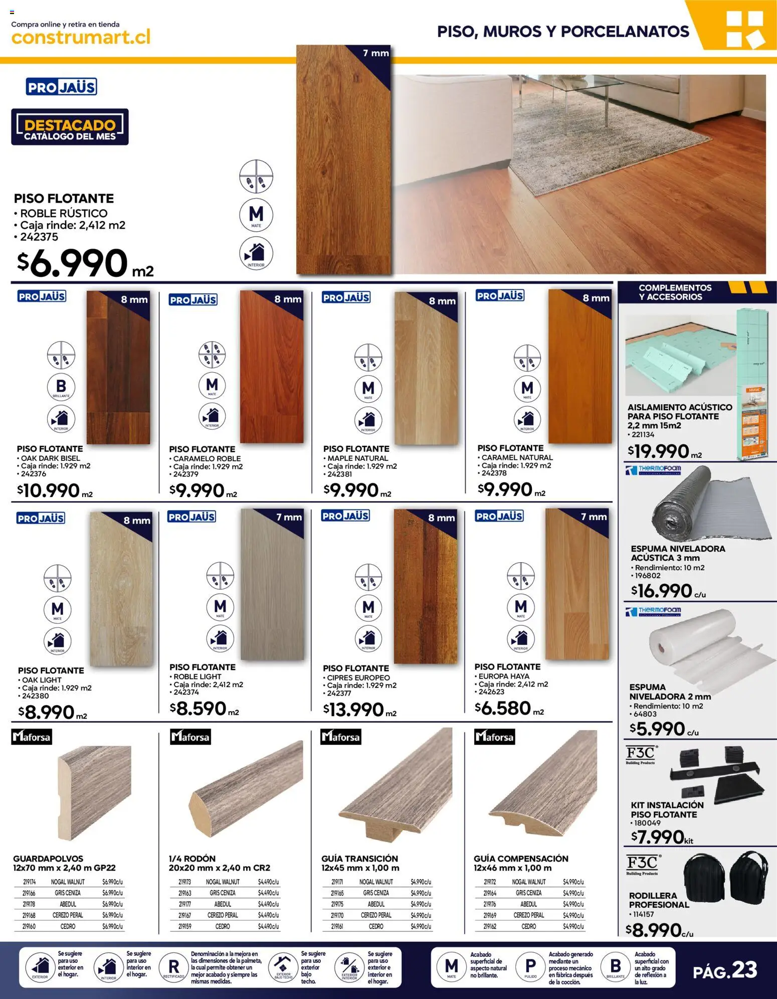 Construmart Ofertas │ válido desde el 01.06.2026 | Página: 23 | Productos: Espuma, Caja