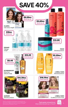 Preview of Priceline Pharmacy catalogue  - valid from 23.04.2026 | Page: 21 | Products: Shampoo, Conditioner, Hair colour, Treatment