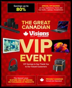 Preview of Visions weekly flyer / circulaire from shop Visions valid from Jul 10, 2026