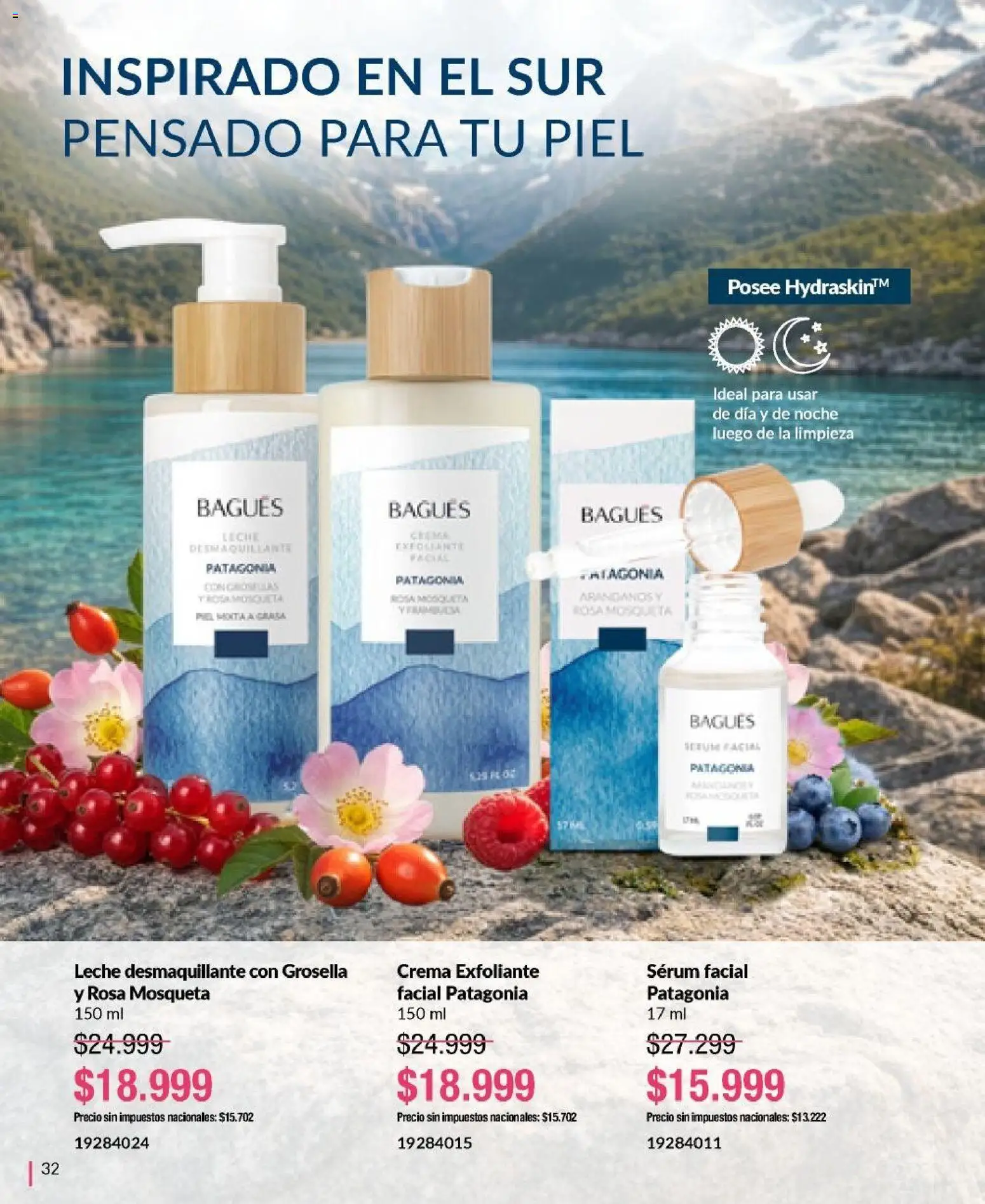 Bagués - Catálogo │ válido desde el 29/06/2026 | Página: 32 | Productos: Serum, Leche desmaquillante, Desmaquillante, Crema