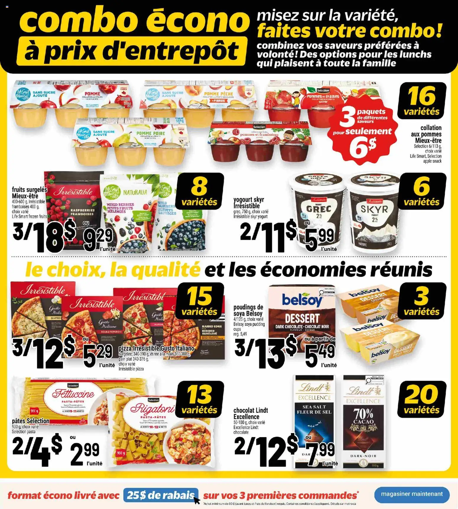 Metro flyer valid from Sep 24, 2026 | Page: 2 | Products: Pasta, Yogurt, Chocolate, Pizza