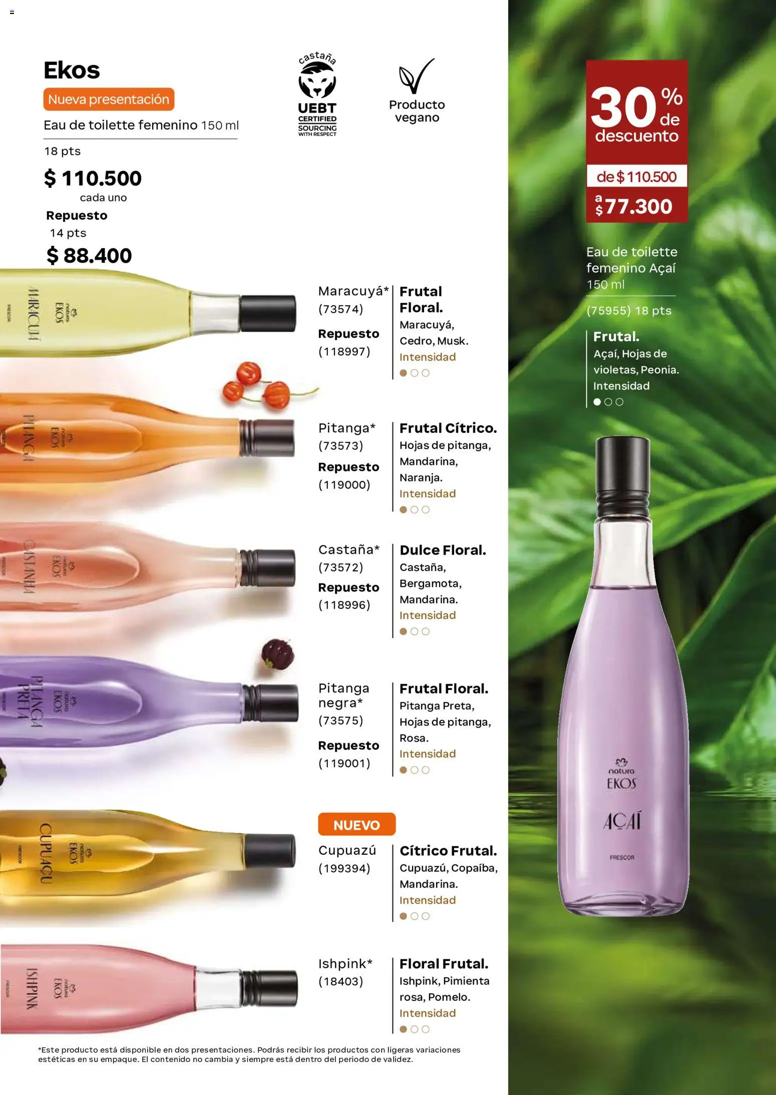Natura revista - valida desde el 22/07/2026 | Página: 63 | Productos: Pimienta, Eau de toilette