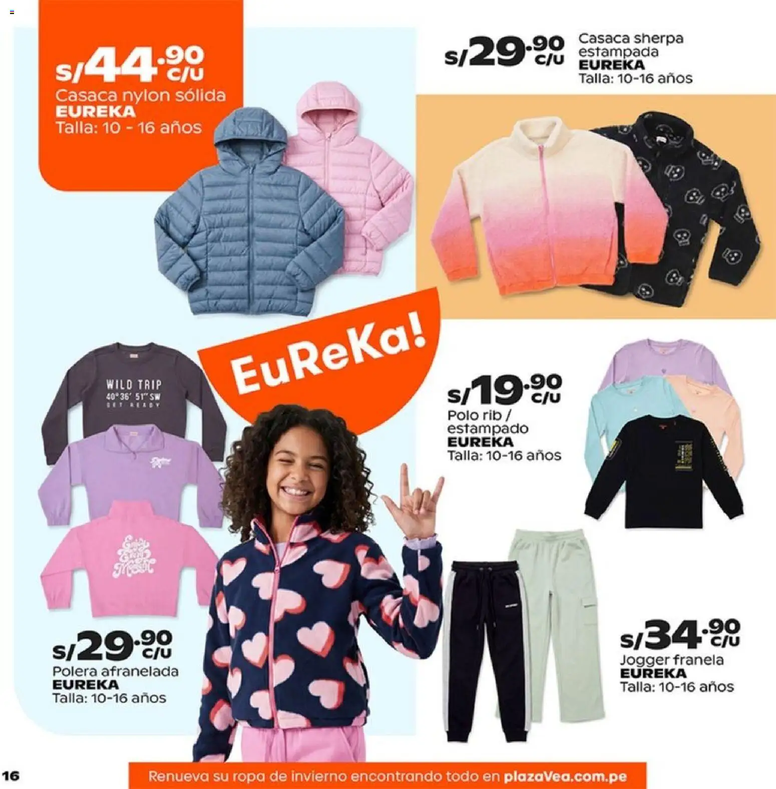 Catálogo Plaza Vea válido desde 15.06.2026 | Página: 16 | Productos: Ropa, Polo, Polera