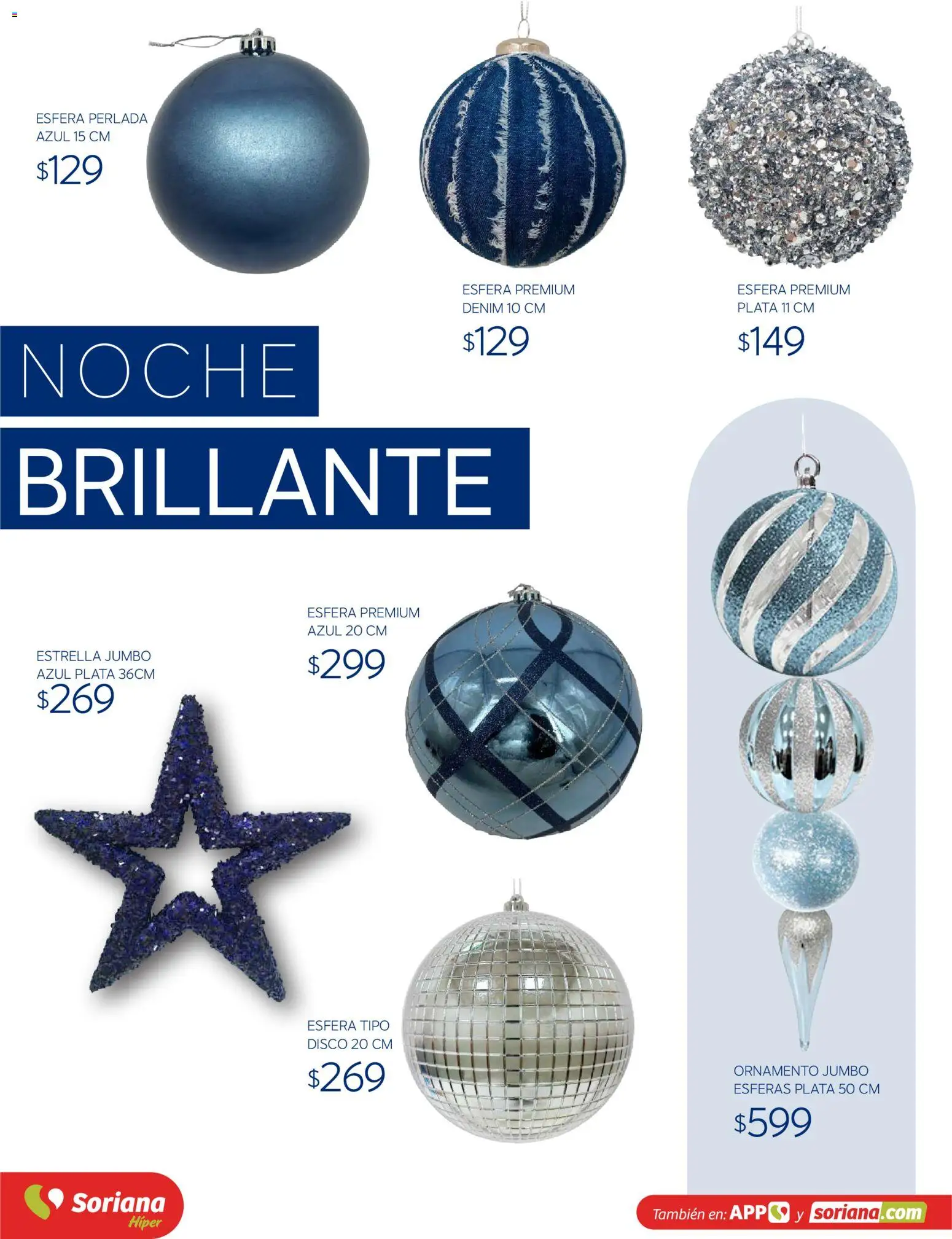 Nuevas ofertas de Soriana válidas en toda la República Mexicana desde el 30/09/2026. ¡Encuentra las mejores ofertas en Soriana Híper - Decoracion Navideña! | Página: 34 | Productos: Disco