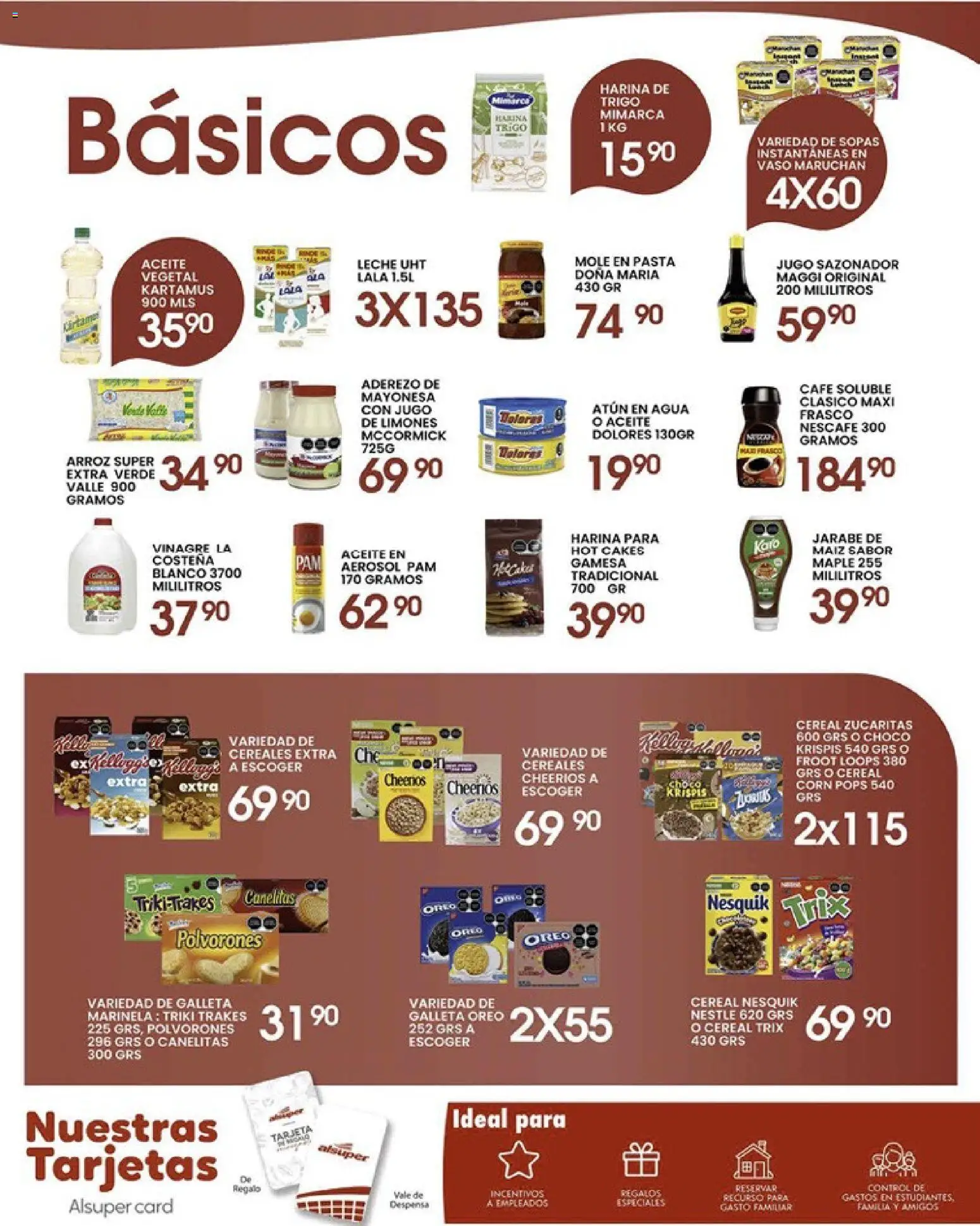 Nuevas ofertas de Alsuper válidas en toda la República Mexicana desde el 15.05.2026. ¡Encuentra las mejores ofertas en Alsuper folleto Calera! | Página: 6 | Productos: Aderezo, Leche, Aceite, Arroz