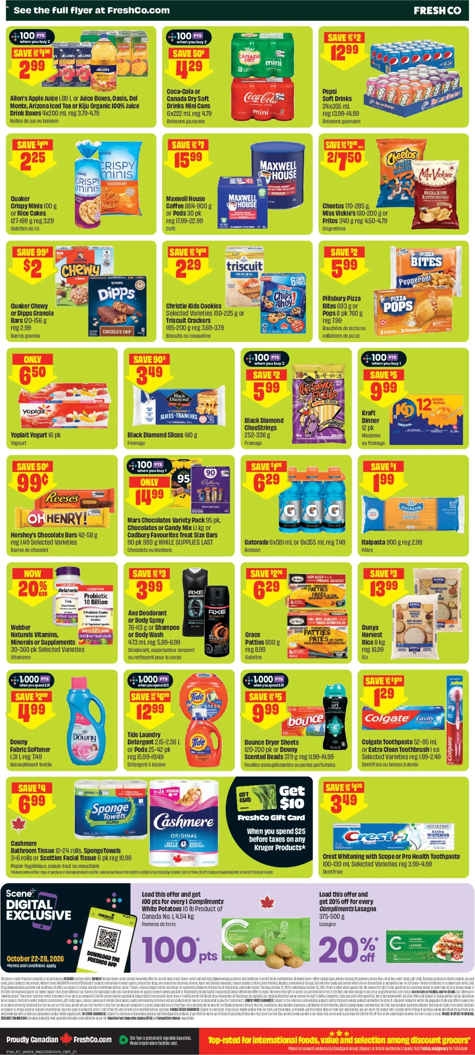 FreshCo flyer valid from Oct 22, 2026 | Page: 2