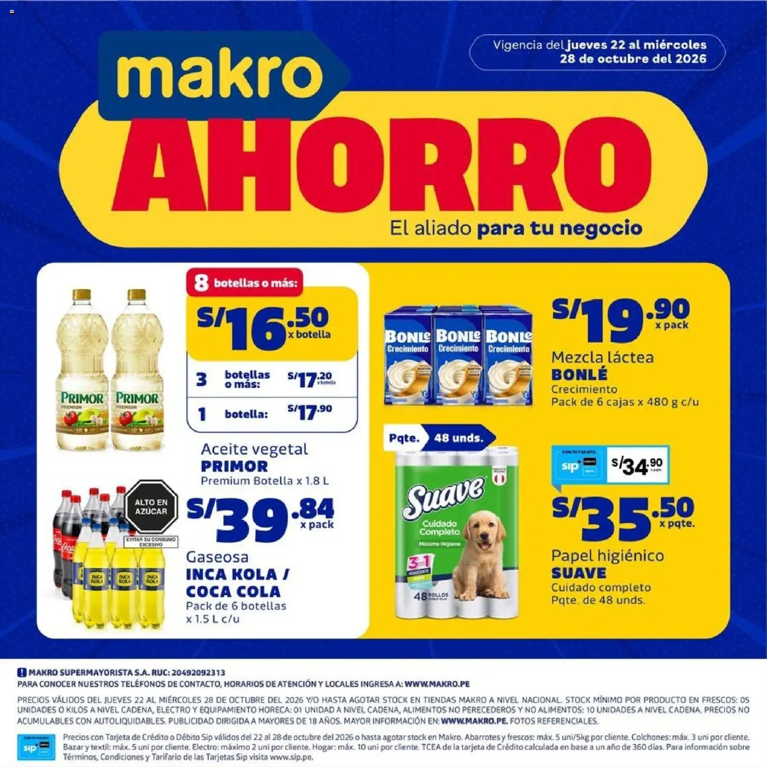 Catálogo Makro válido desde 22/10/2026 | Página: 1
