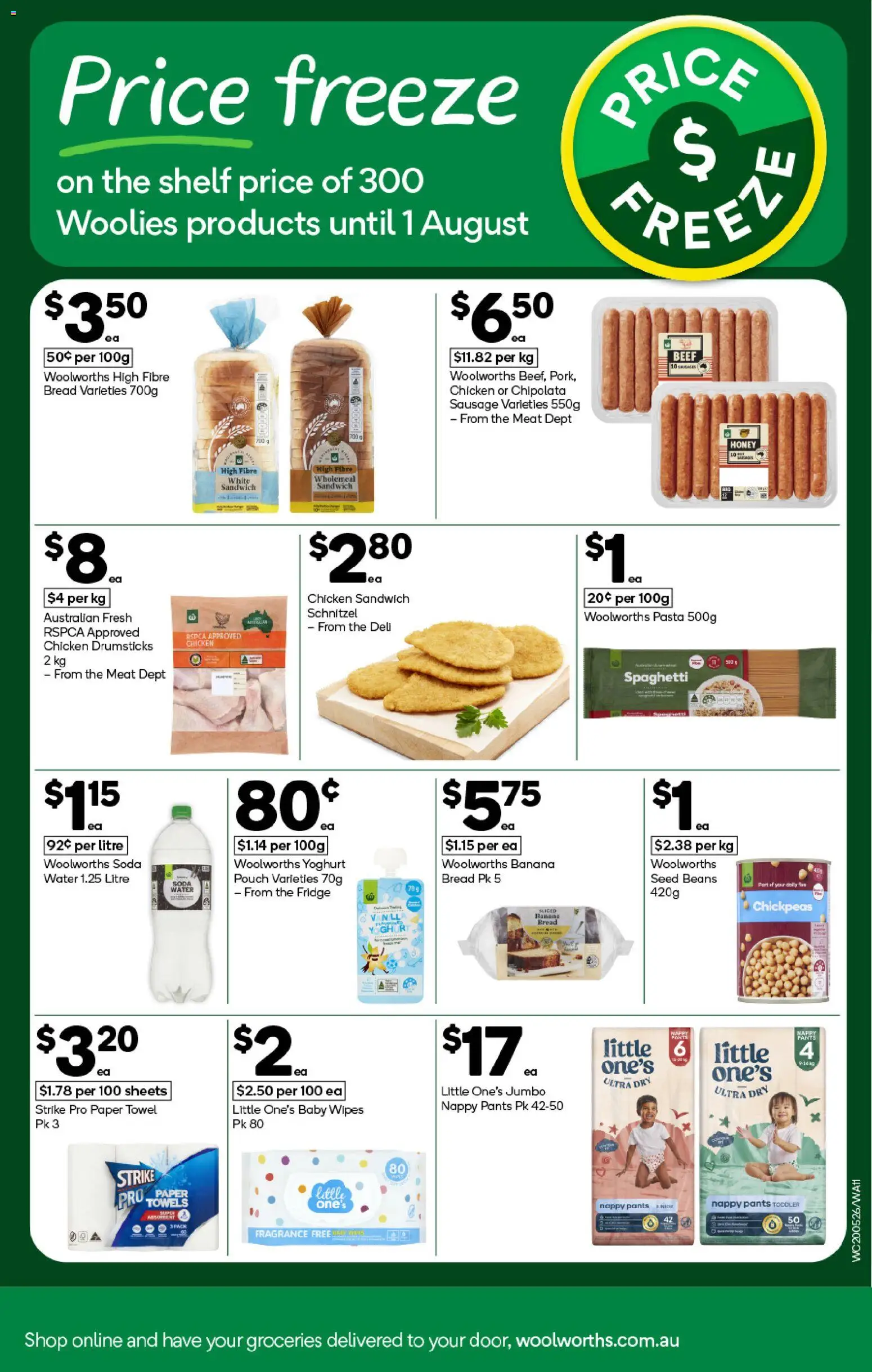 Woolworths catalogue - valid from 20.05.2026 | Page: 11 | Products: Towels, Pasta, Water, Pants