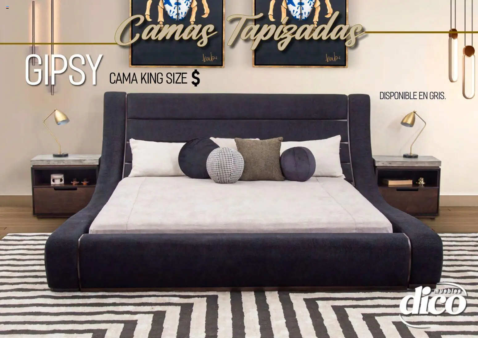 Nuevas ofertas de Muebles Dico válidas en toda la República Mexicana desde el 01.04.2026. ¡Encuentra las mejores ofertas en Muebles Dico catálogo Camas tapizadas ! | Página: 24 | Productos: Cama