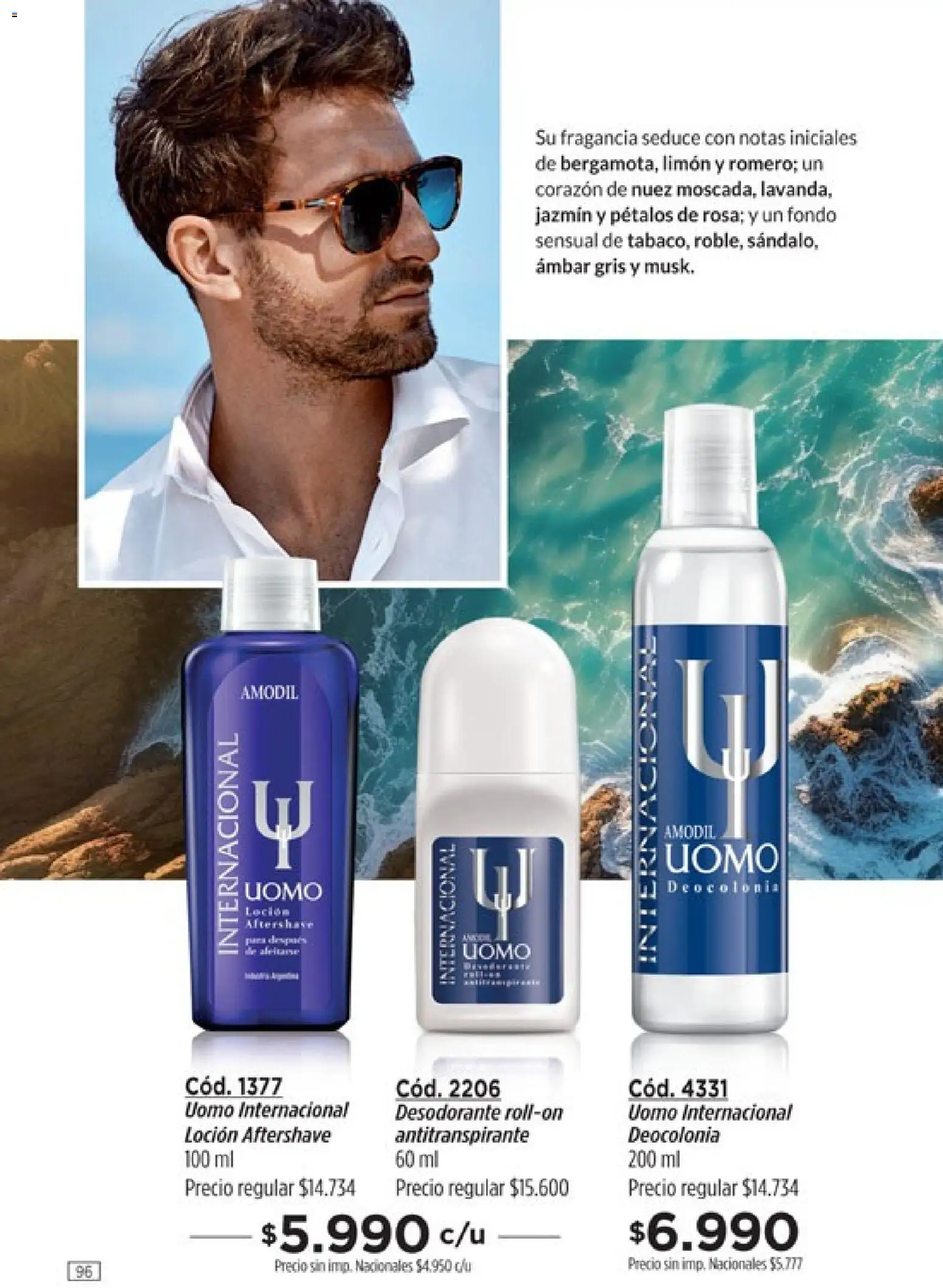Amodil - Campaña 11 │ válido desde el 01.07.2026 | Página: 96 | Productos: Fragancia, Loción, Desodorante, Nuez