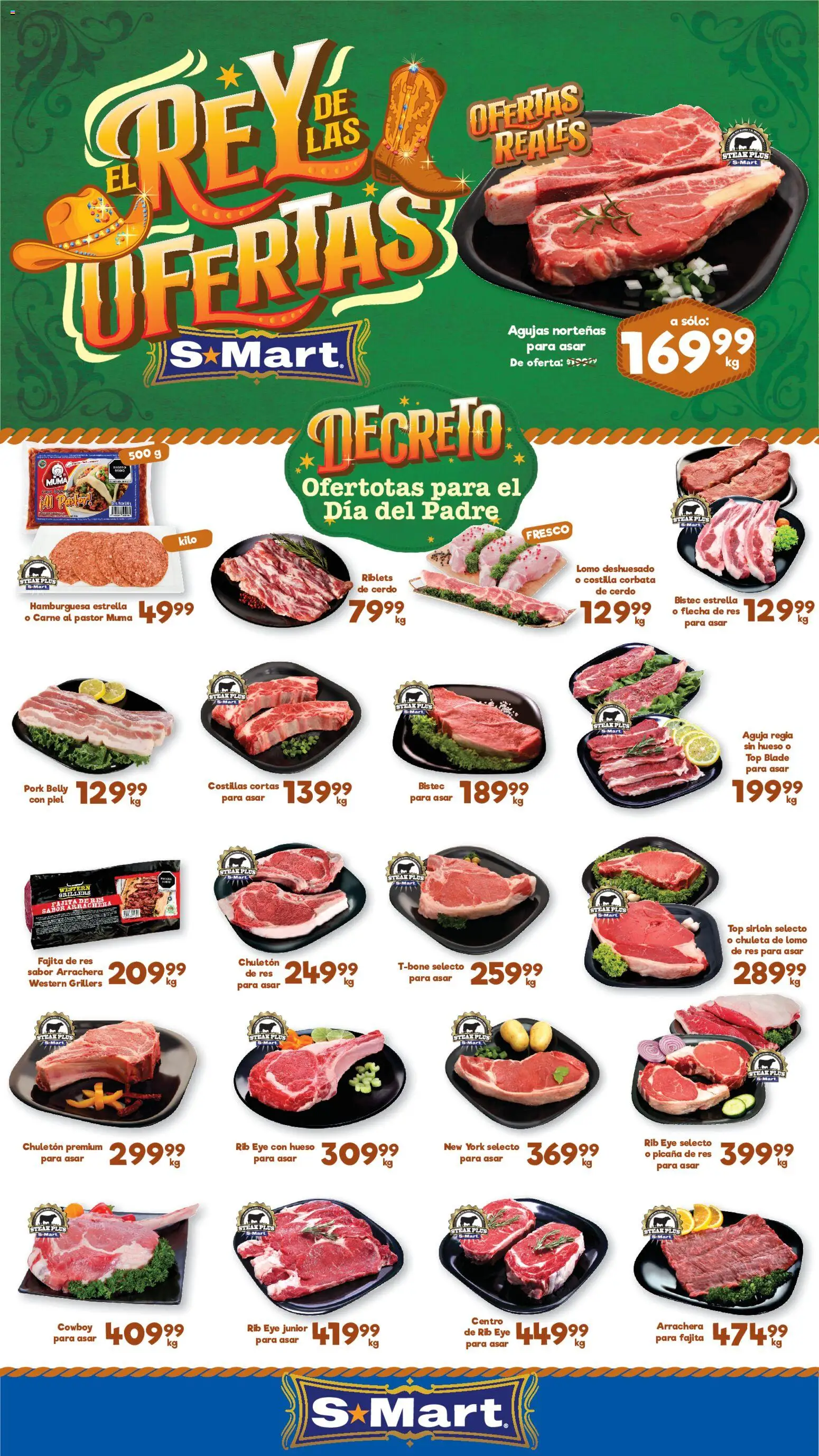 Nuevas ofertas de S-Mart válidas en toda la República Mexicana desde el 19.06.2026. ¡Encuentra las mejores ofertas en S-Mart folleto Ofertas de feria Monterrey! | Página: 1