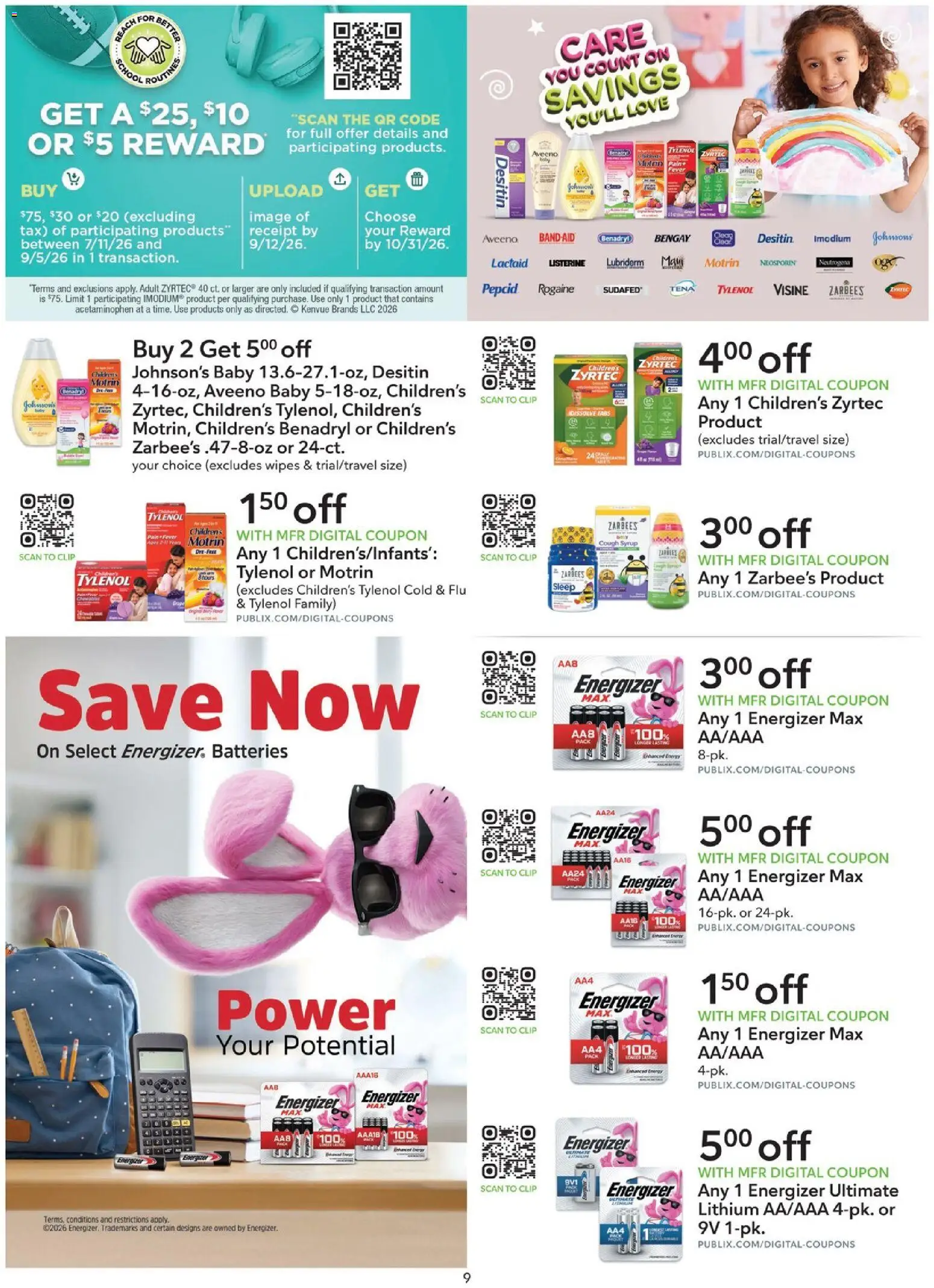 Publix Extra Savings - valid from 07/29/2026 | Page: 9 | Products: Clip