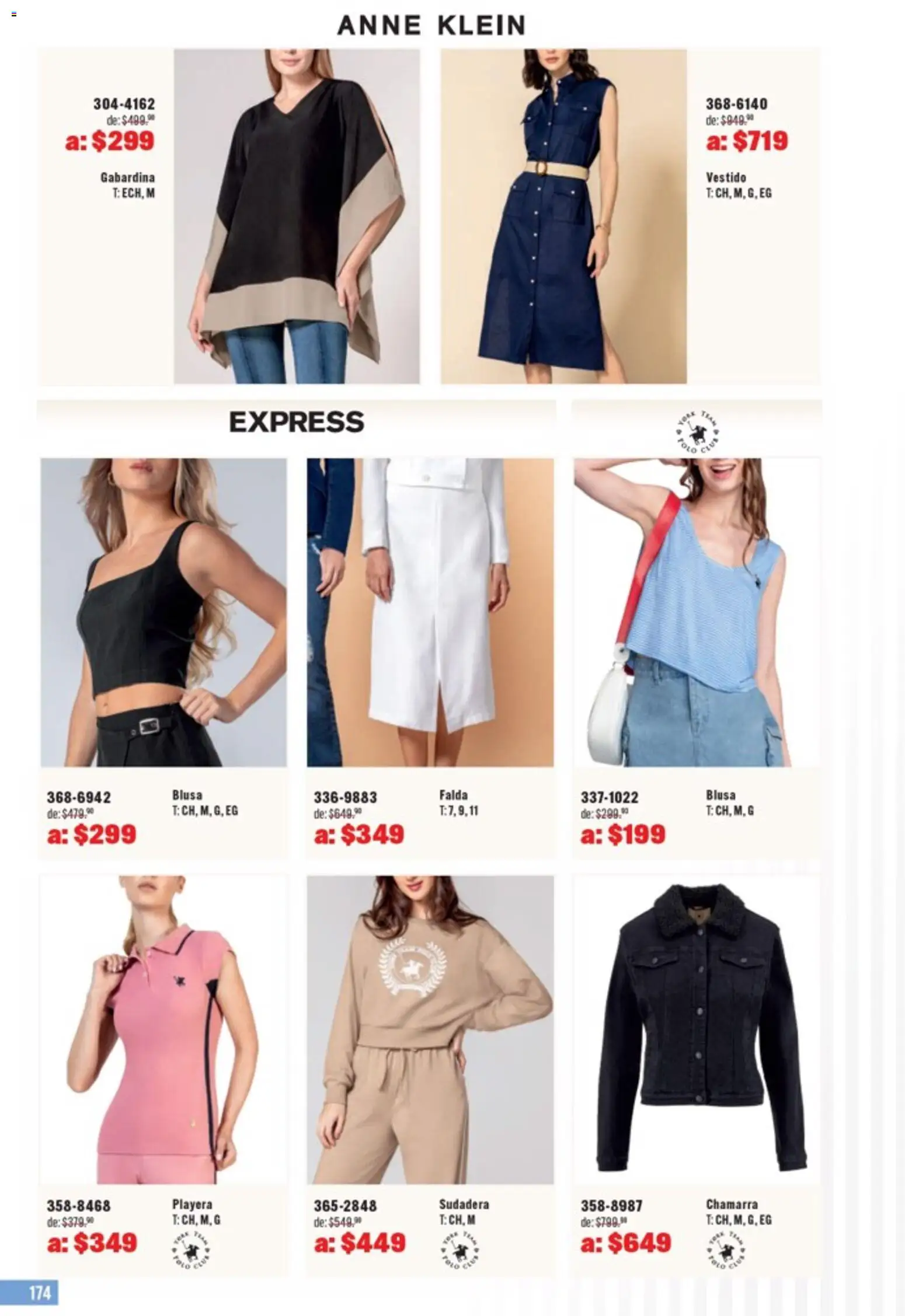 Nuevas ofertas de Andrea válidas en toda la República Mexicana desde el 05.04.2026. ¡Encuentra las mejores ofertas en Andrea catálogo Outlet! | Página: 174 | Productos: Blusa, Chamarra, Vestido, Playera