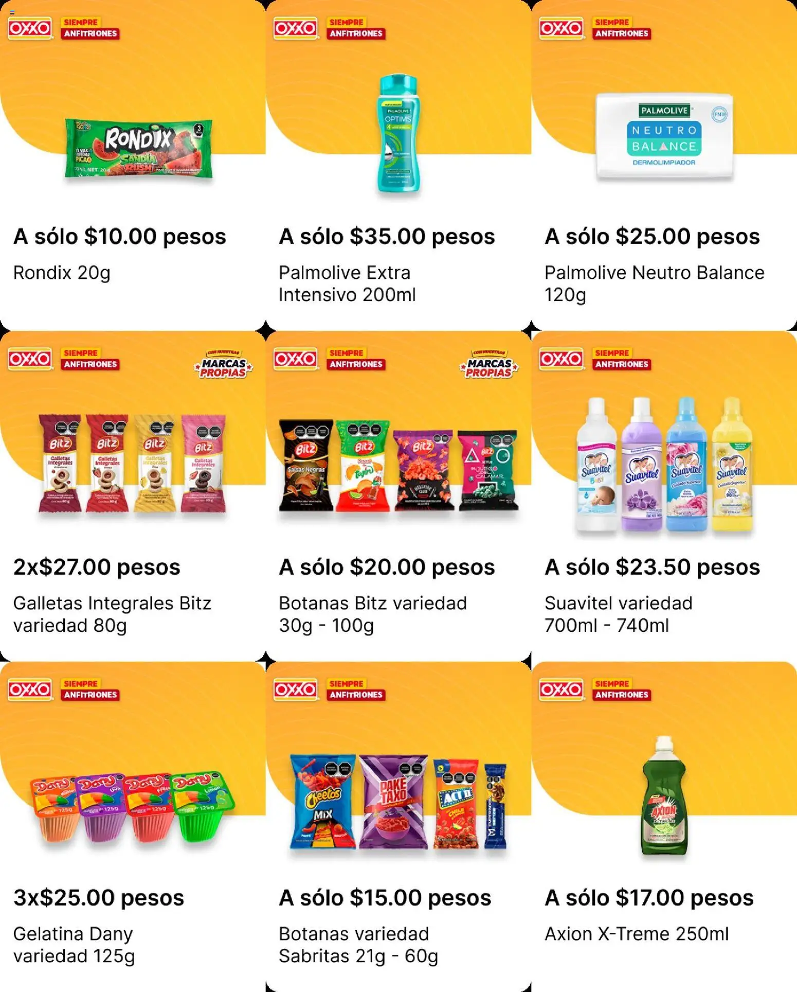 Nuevas ofertas de OXXO válidas en toda la República Mexicana desde el 30/07/2026. ¡Encuentra las mejores ofertas en OXXO folleto! | Página: 21 | Productos: Sandía, Gelatina, Limón, Galletas