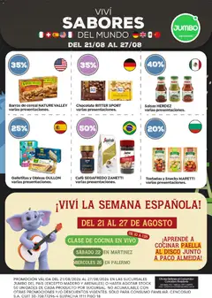 Vista previa Jumbo - Especial Sabores del Mundo válido desde el 21/08/2026 | Página: 5 | Productos: Disco, Cocina, Tablet, Chocolate