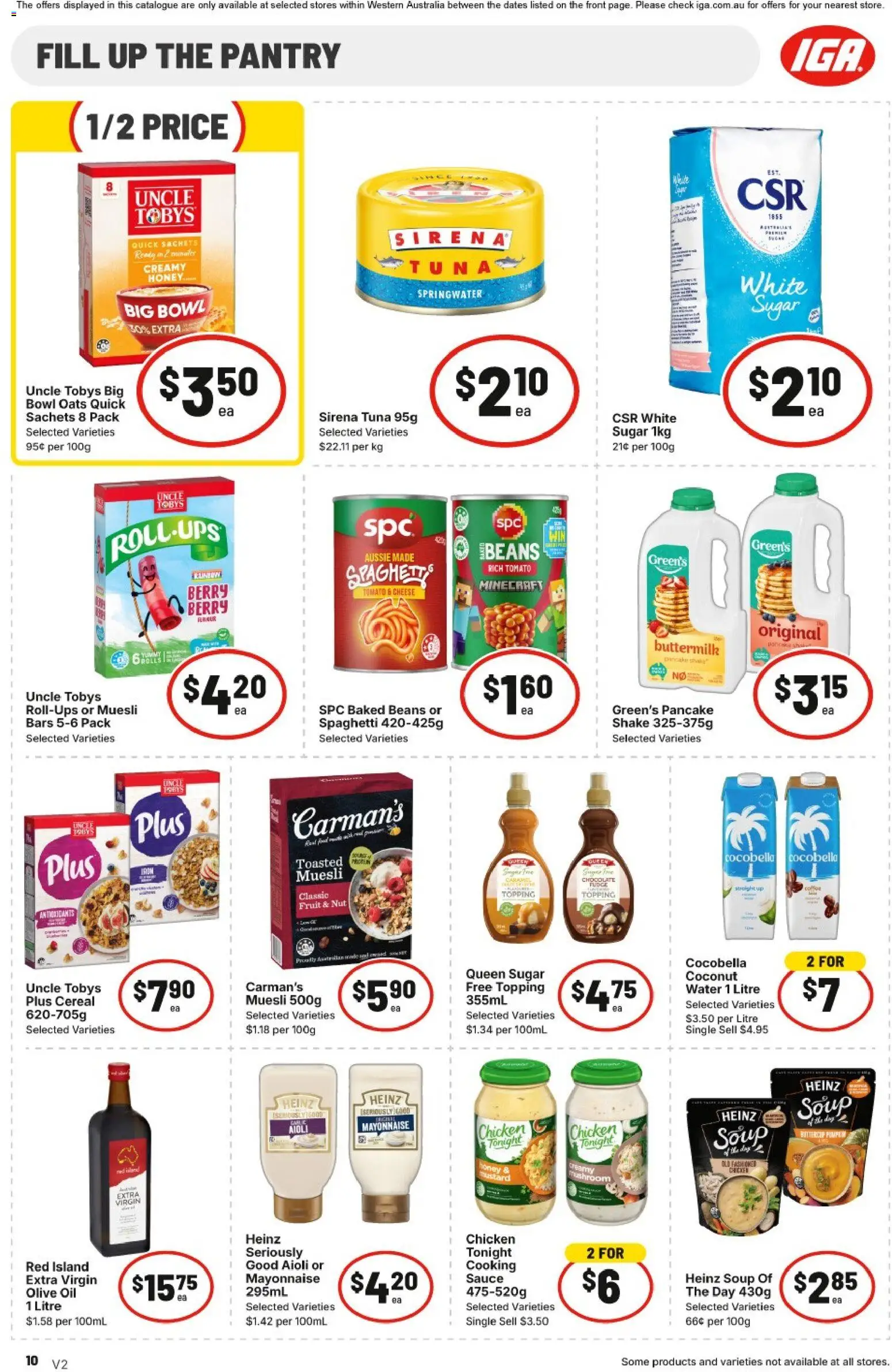 IGA catalogue - valid from 22/07/2026 | Page: 10 | Products: Cheese, Oil, Chocolate, Olive oil