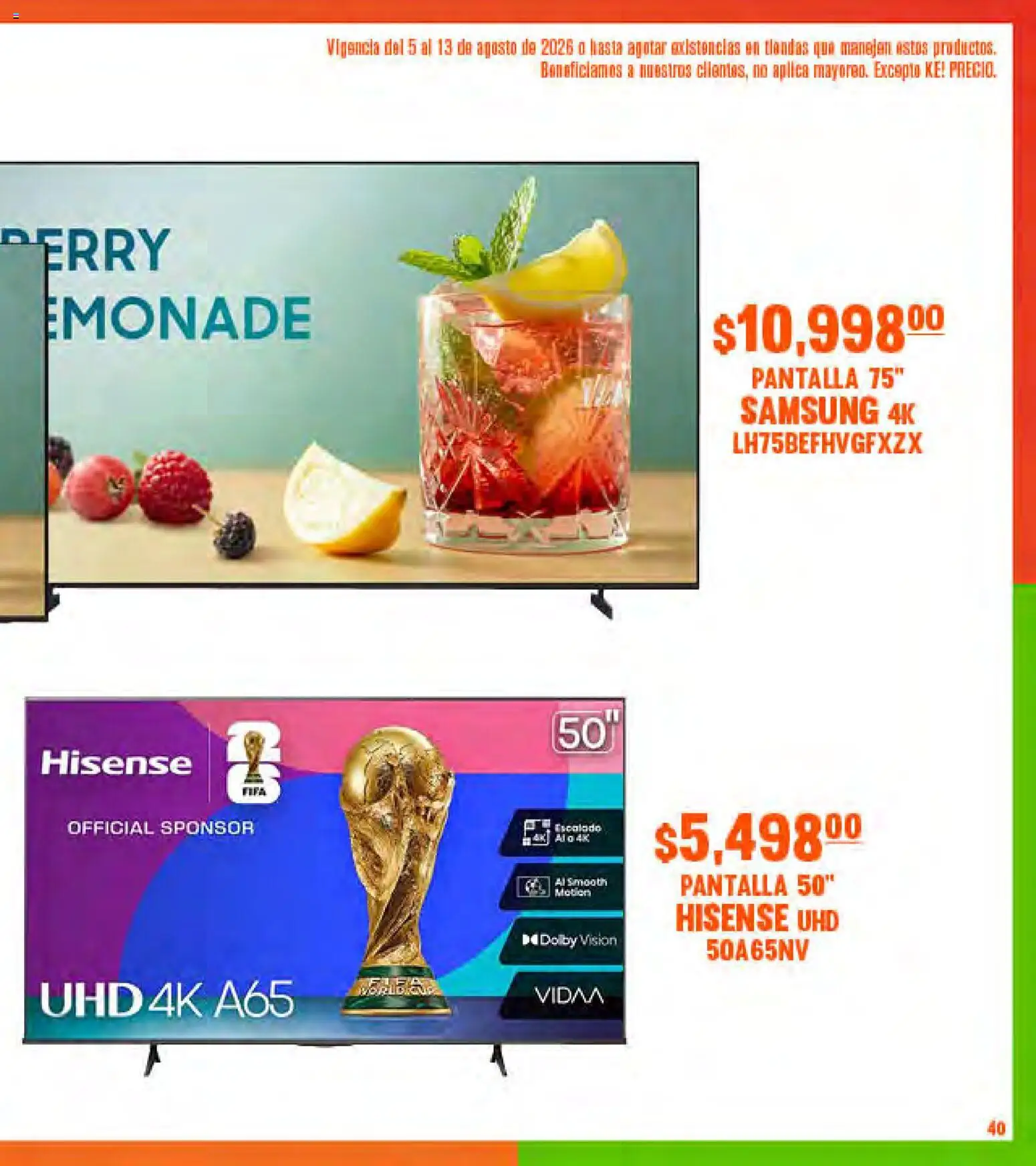 Nuevas ofertas de La Comer válidas en toda la República Mexicana desde el 05/08/2026. ¡Encuentra las mejores ofertas en La Comer folleto! | Página: 79