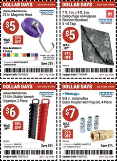 Preview of Harbor Freight weekly ads valid from 06/18/2026 | Page: 6 | Products: Wrench, Hook, Magnet