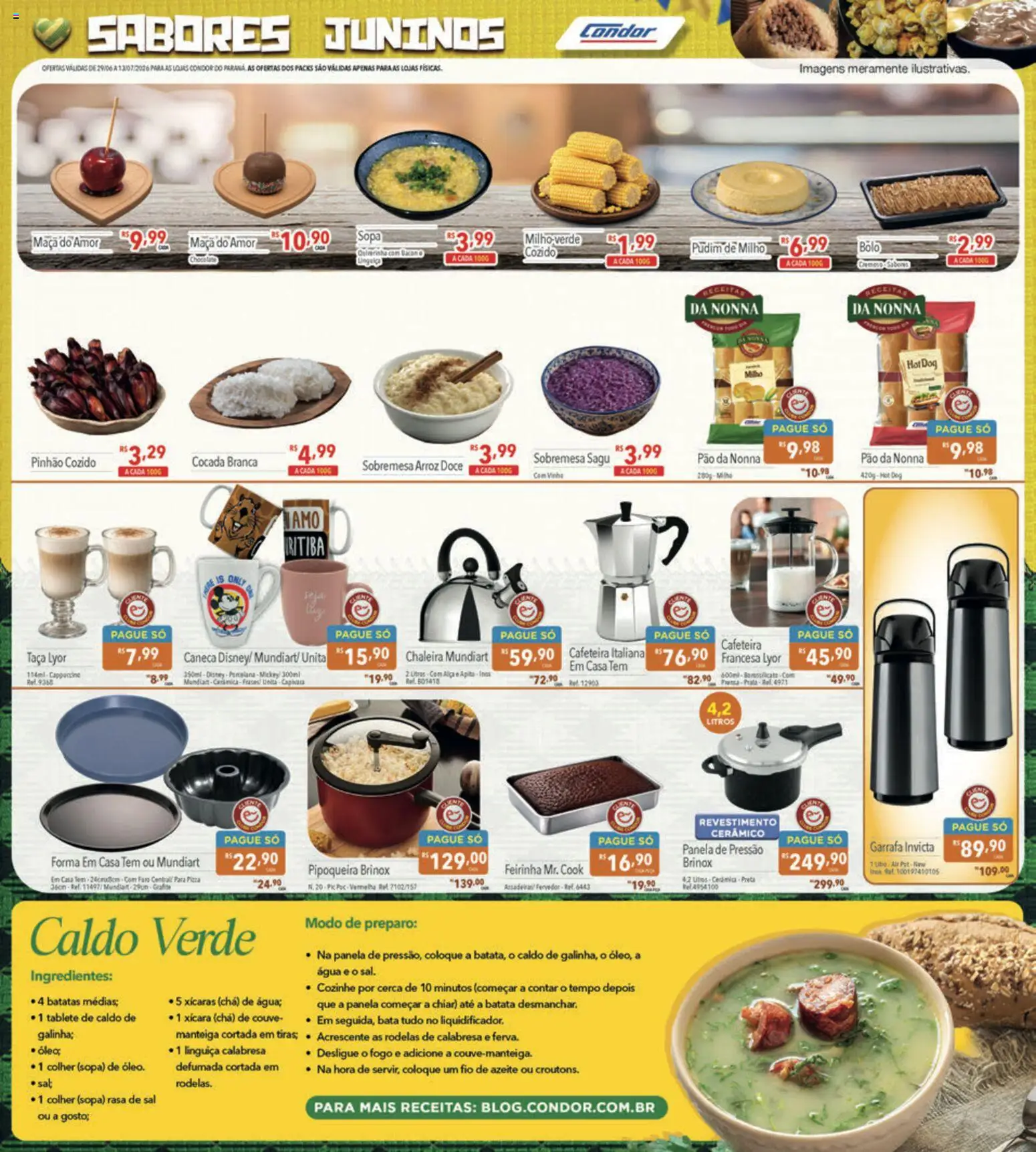 Supermercados Condor Folheto - válido de 29/06/2026 | Página: 7 | Produtos: Cerca, Arroz, Couve, Azeite