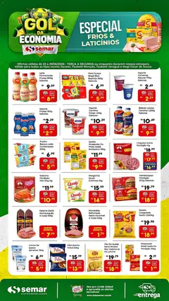 Semar Supermercado ofertas Frios e Laticínios - Pré-Visualização do folheto da loja Semar Supermercado, válido de 23/06/2026