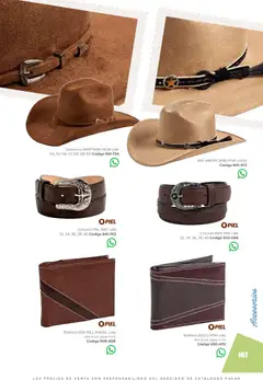 Vista previa de SC Pakar catálogo Ropa, nuevo folleto de la tienda, válido en México a partir del 30.01.2026 | Página: 167 | Productos: Billetera, Sombrero, Cinturón, Café