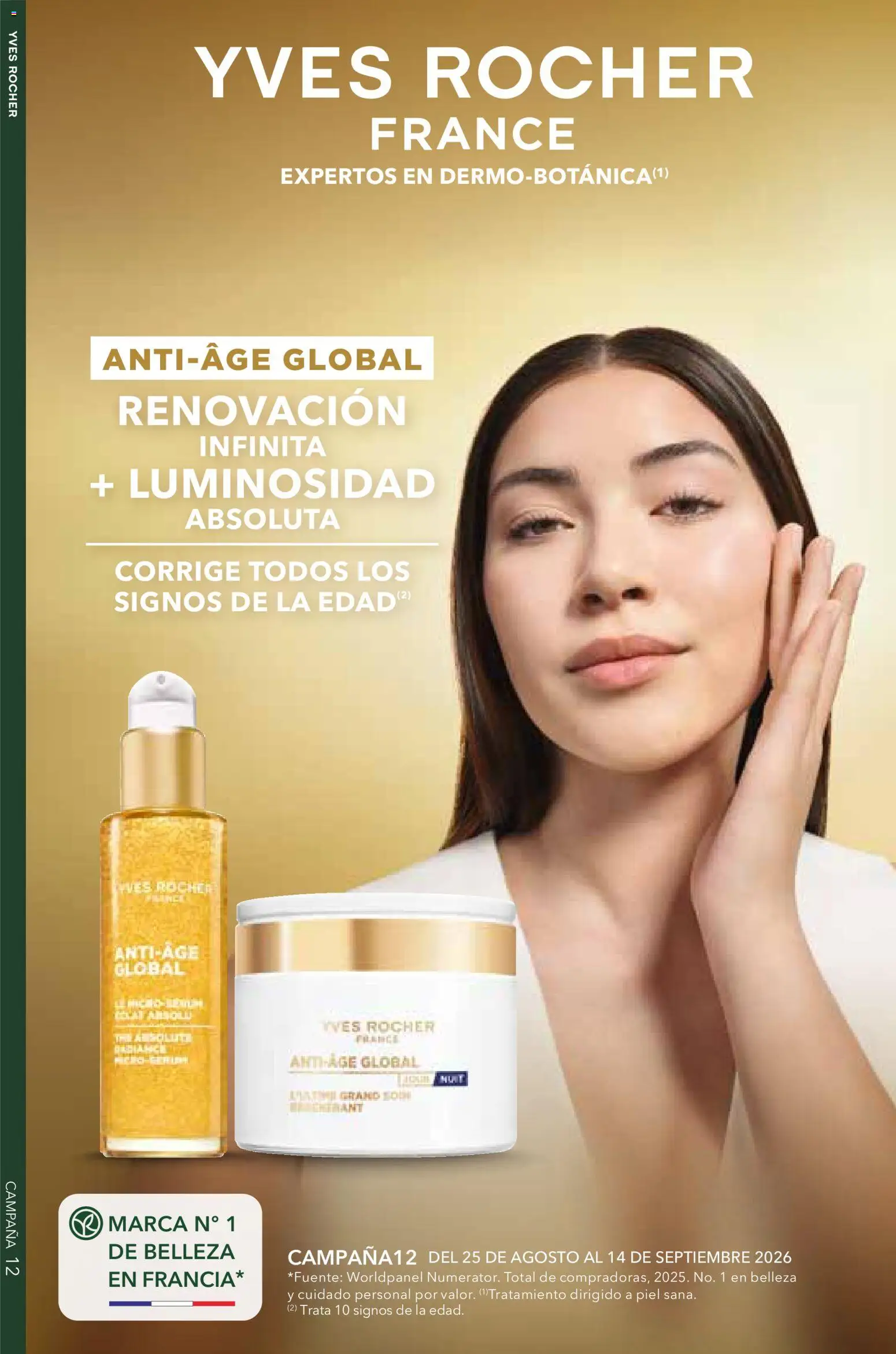 Nuevas ofertas de Yves Rocher válidas en toda la República Mexicana desde el 25/08/2026. ¡Encuentra las mejores ofertas en Yves Rocher campaña 12 2026! | Página: 1 | Productos: Campana