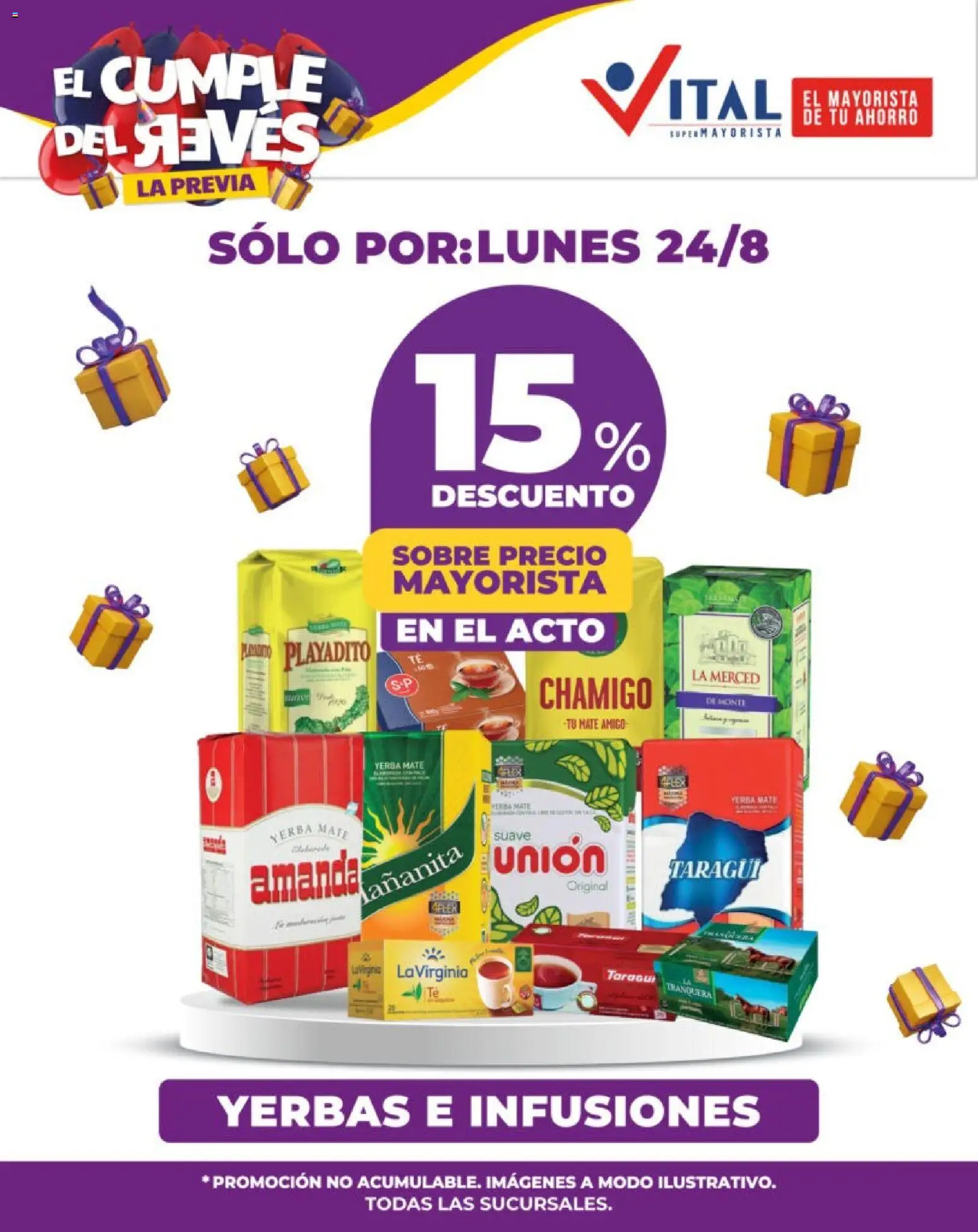 Vital - Ahorrá │ válido desde el 24/08/2026 | Página: 2 | Productos: Mate, Sobre, Yerba