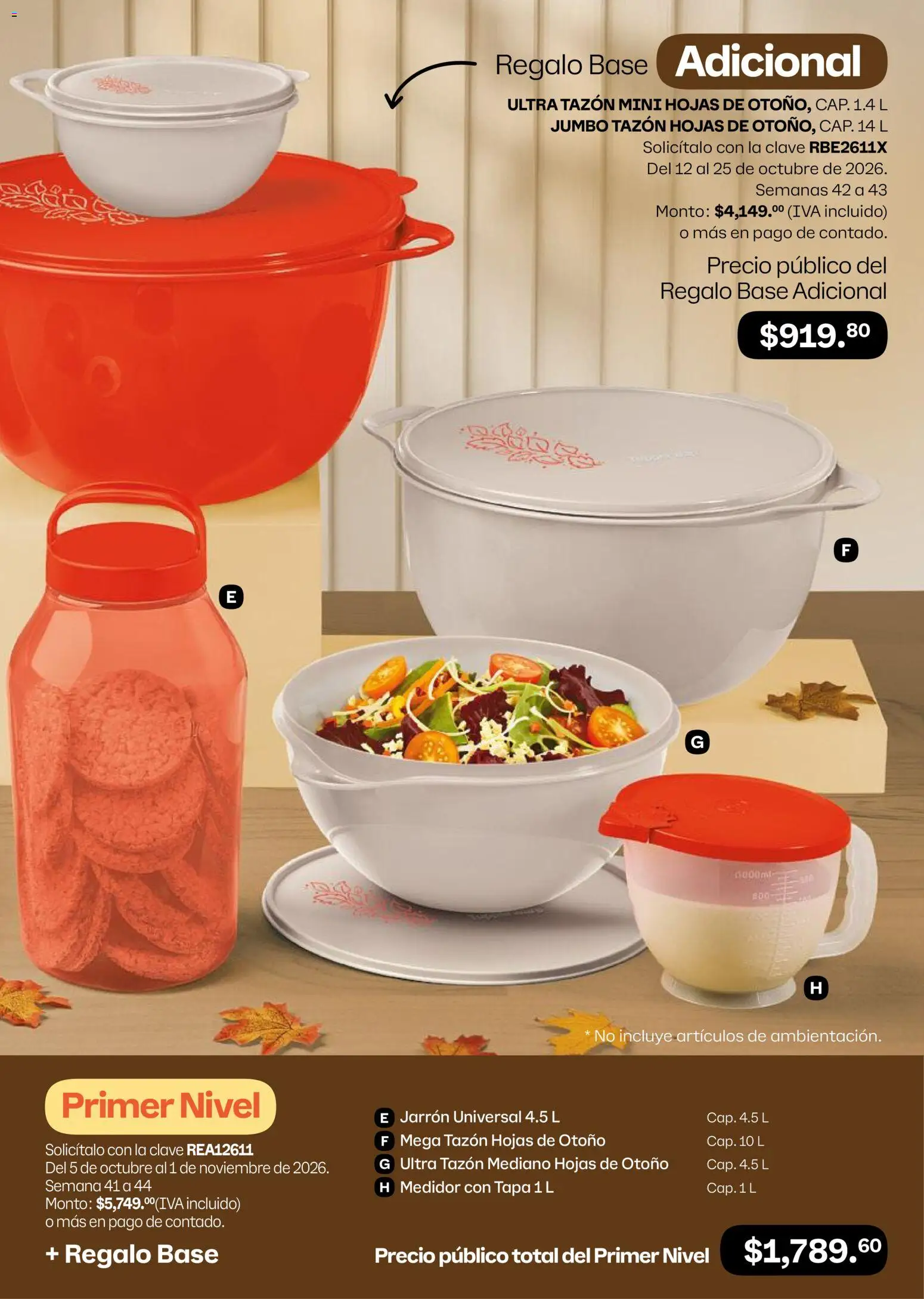 Nuevas ofertas de Tupperware válidas en toda la República Mexicana desde el 05/10/2026. ¡Encuentra las mejores ofertas en Tupperware catálogo! | Página: 113