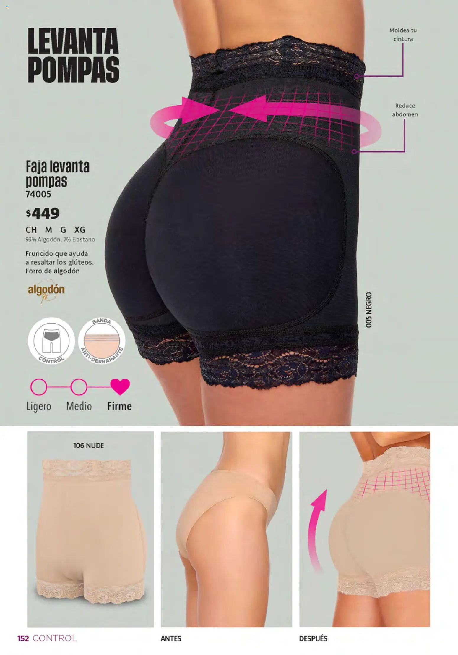 Nuevas ofertas de Ilusión válidas en toda la República Mexicana desde el 01/09/2026. ¡Encuentra las mejores ofertas en Ilusión catálogo Otoño! | Página: 154 | Productos: Algodón, Faja