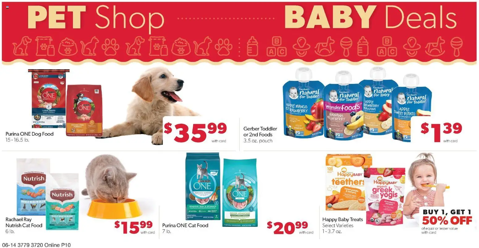 Family Fare Weekly Ad - NE - valid from 14.06.2026 | Page: 14 | Products: Dog Food, Cat Food, Rice, Mango