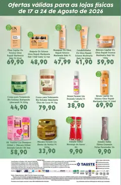 Tauste Ofertas Perfumaria - Pré-Visualização do folheto da loja Tauste, válido de 17/08/2026 | Página: 2 | Produtos: Bebidas, Óleo, Sérum, Verniz