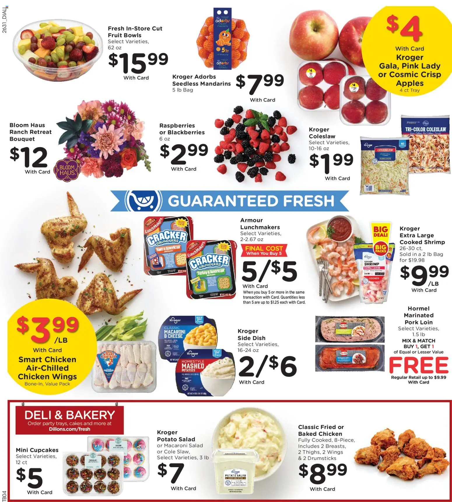 Dillons Weekly Ad - valid from 09/02/2026 | Page: 11 | Products: Mandarins, Shrimp, Potato salad, Chicken
