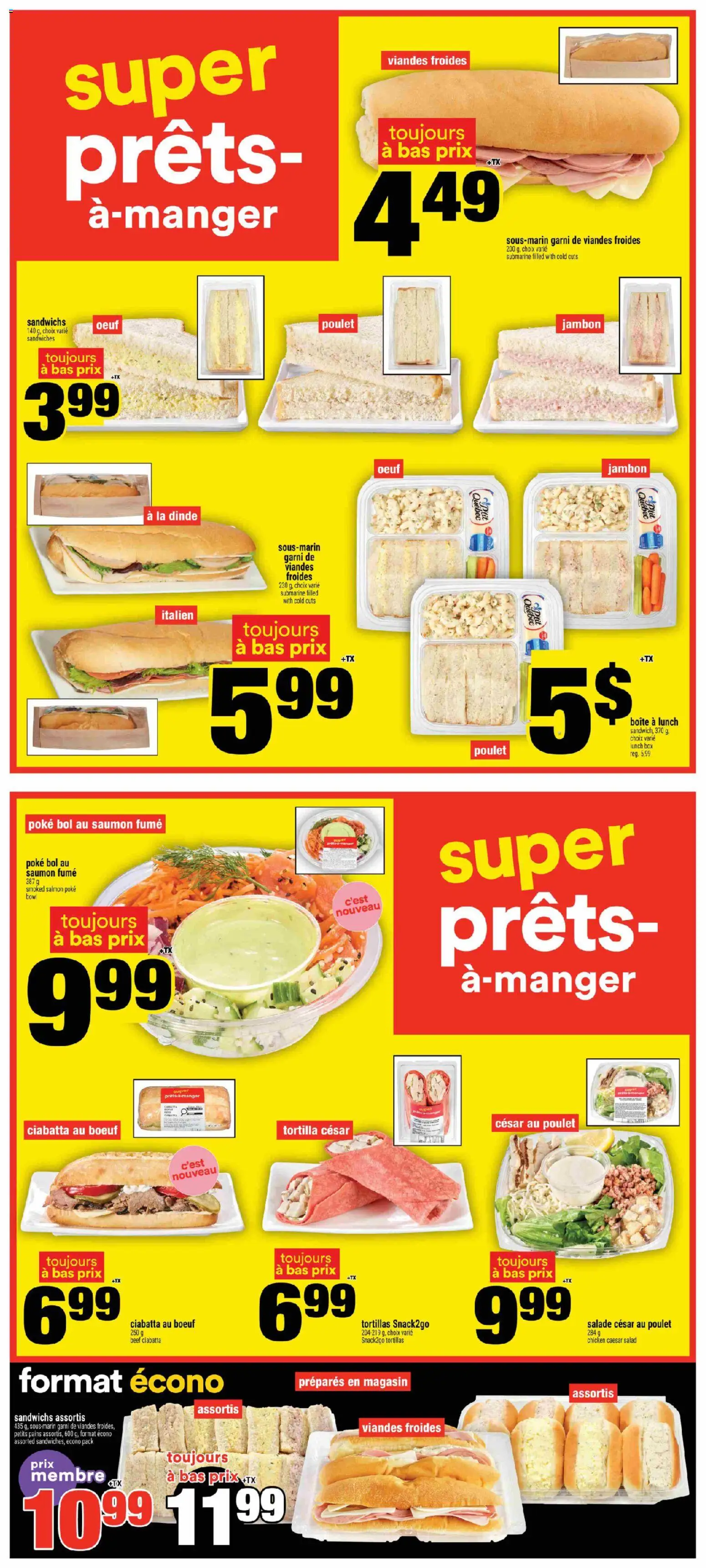 Super C flyer valid from Sep 3, 2026 | Page: 22 | Products: Beef, Salmon, Tortillas, Chicken