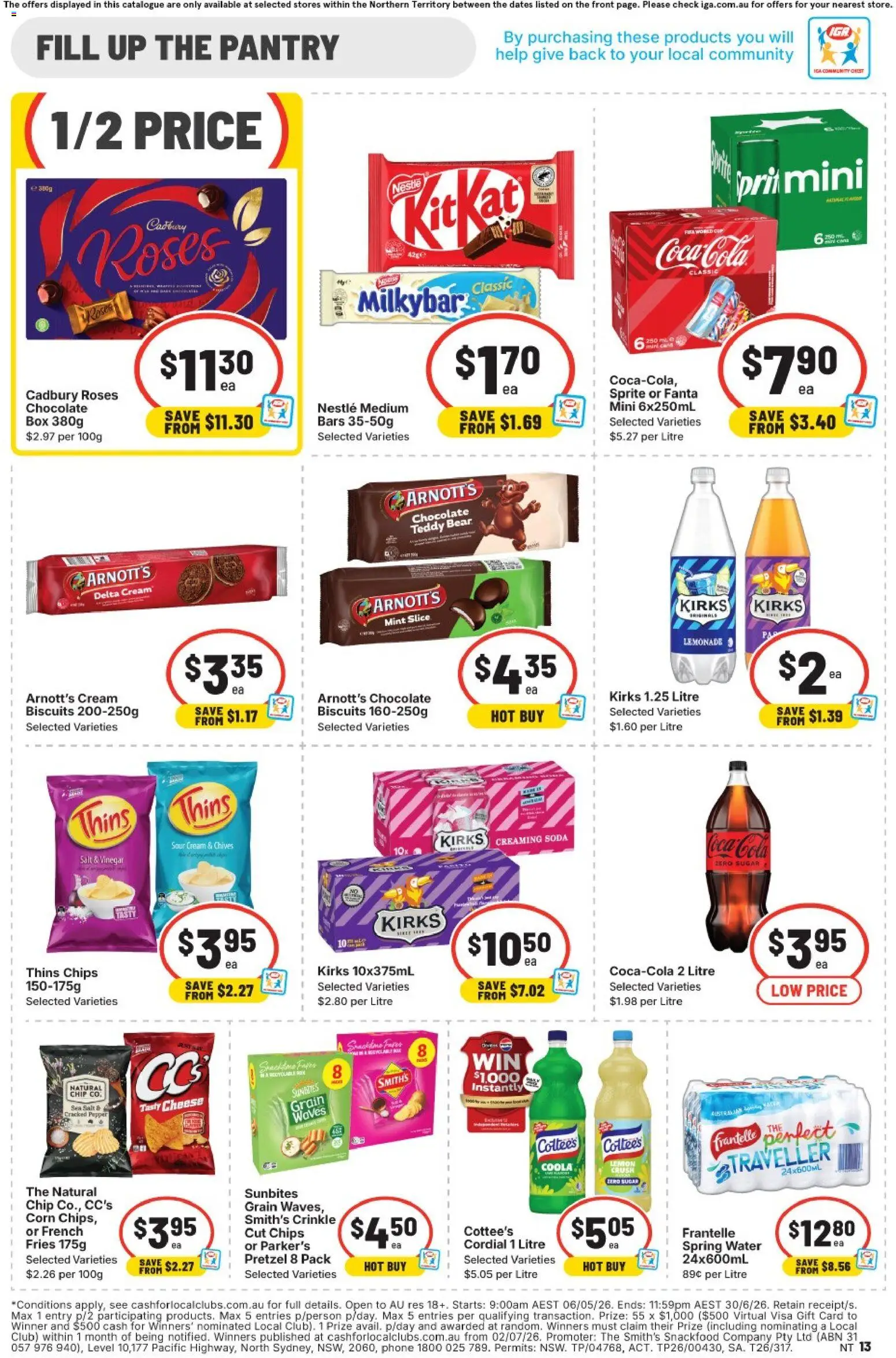 IGA catalogue - valid from 10.06.2026 | Page: 10 | Products: Biscuits, Salt, Sugar, Pepper