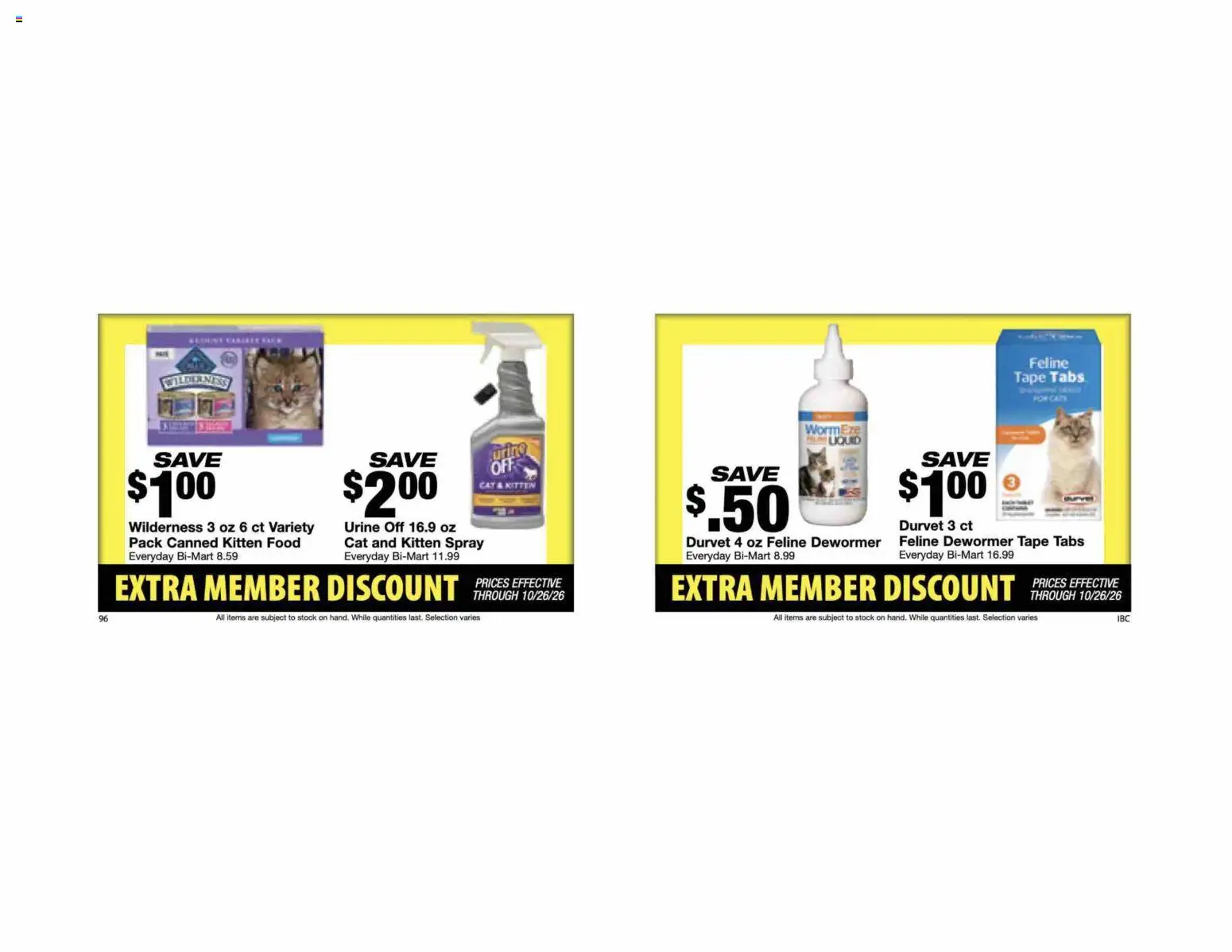 Bi-Mart Extra Member Discount Book - valid from 10/13/2026 | Page: 26