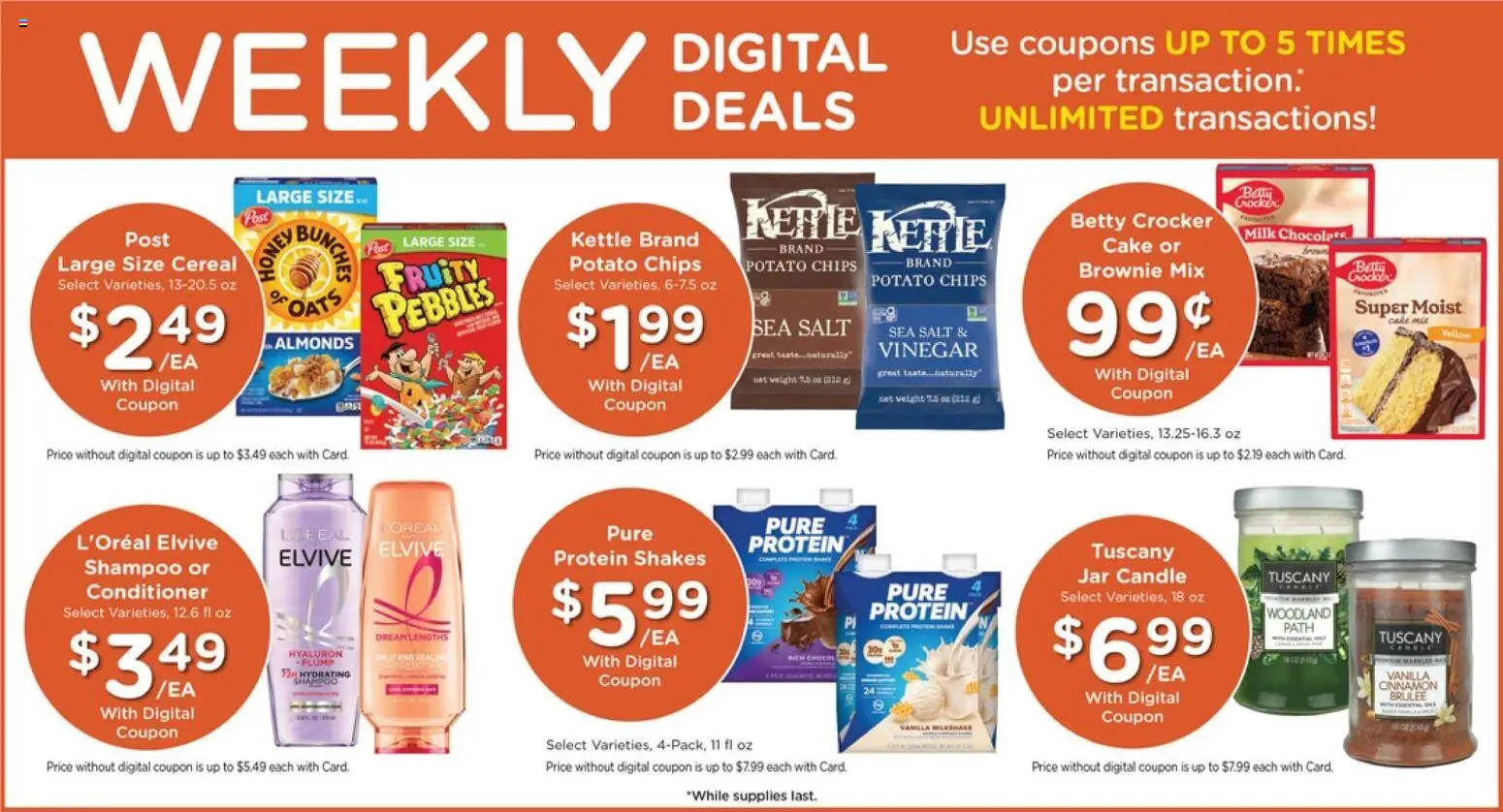 Pick ‘n Save Weekly Ad - valid from 08/26/2026 | Page: 3 | Products: Almonds, Protein, Cake, Vanilla