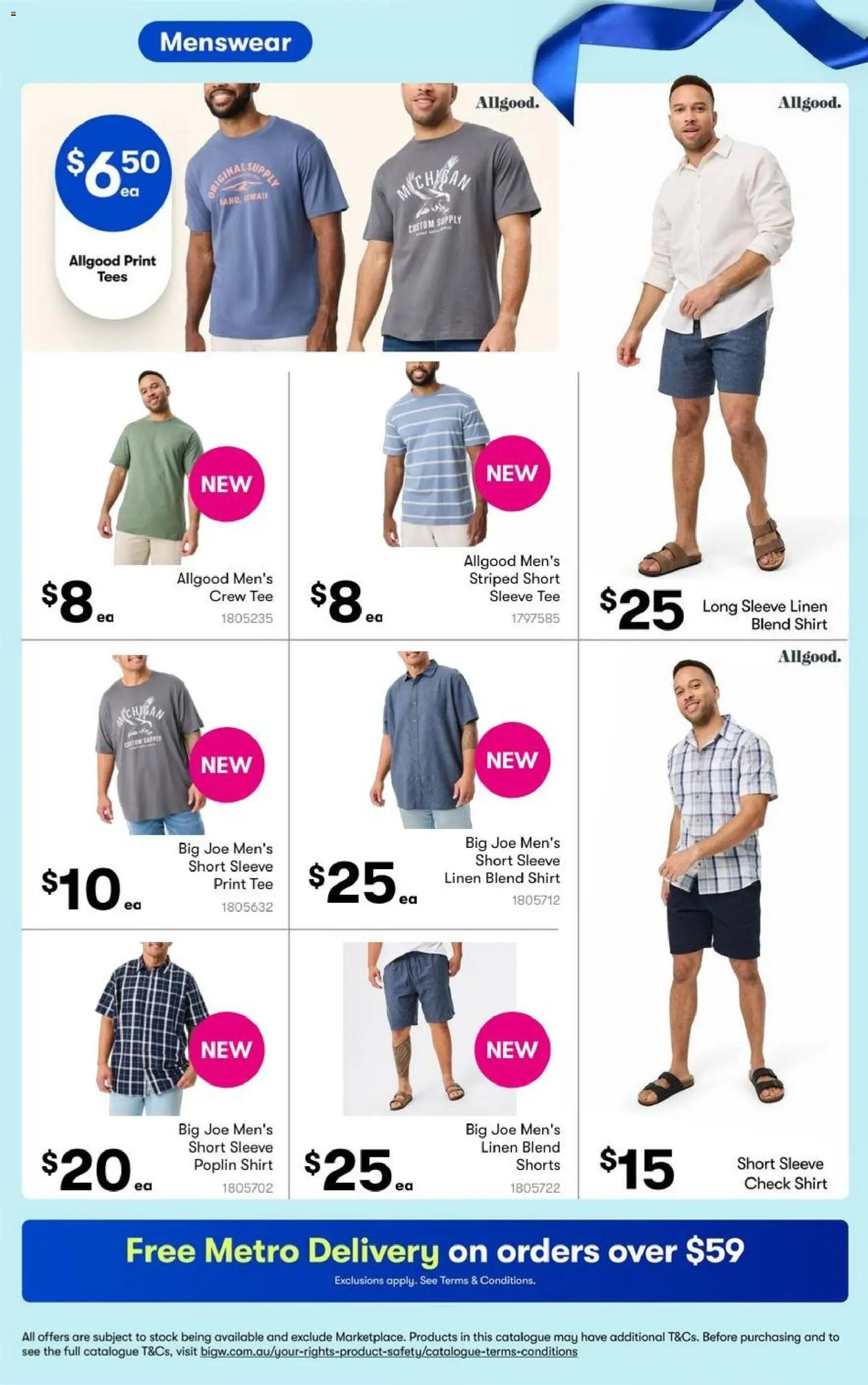 Big W catalogue - valid from 20/08/2026 | Page: 10 | Products: Linen, Long sleeve, Shirt, Shorts