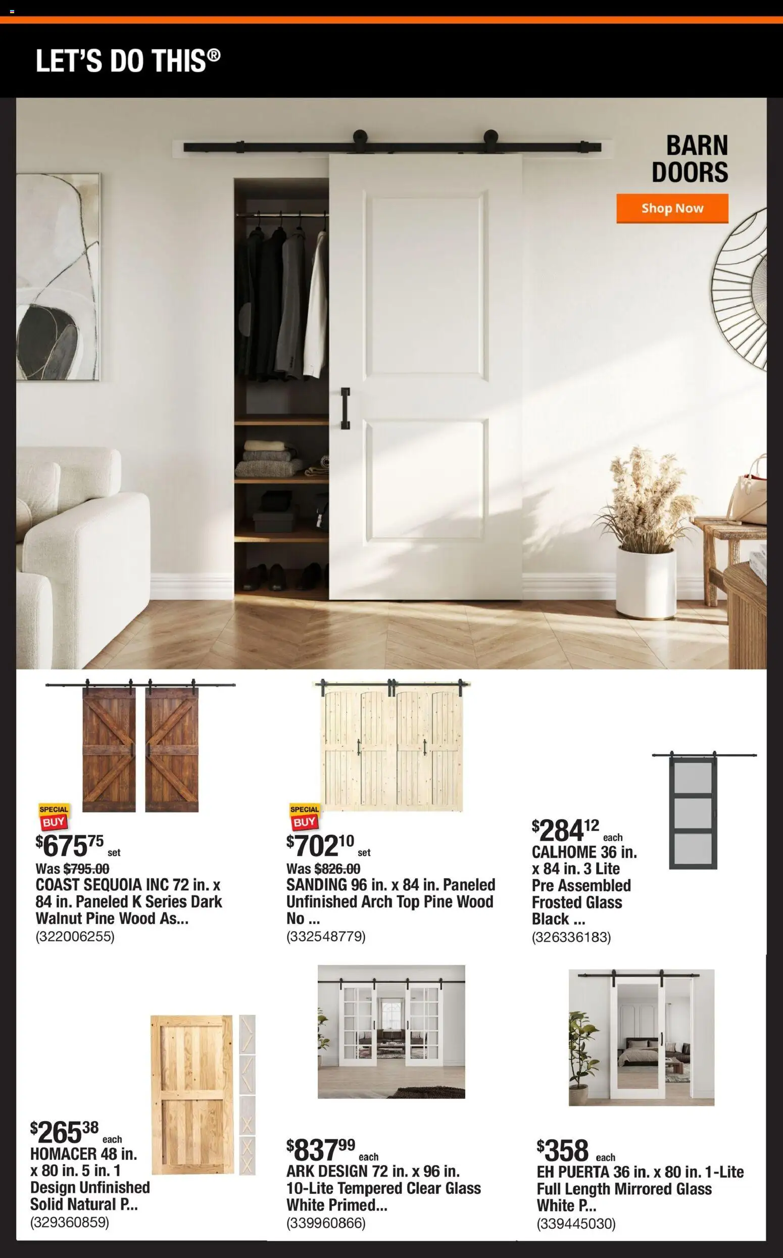 Home Depot Shop Pro Ad - valid from 08/31/2026 | Page: 3 | Products: Doors