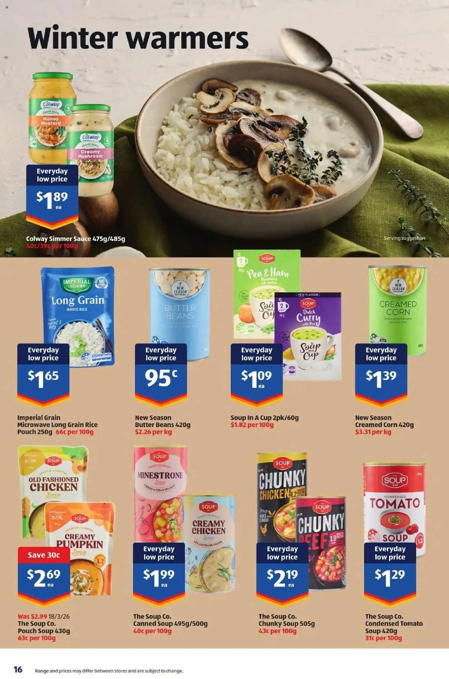 Aldi catalogue - valid from 01/07/2026 | Page: 16 | Products: Ham, Honey, Rice, Pea
