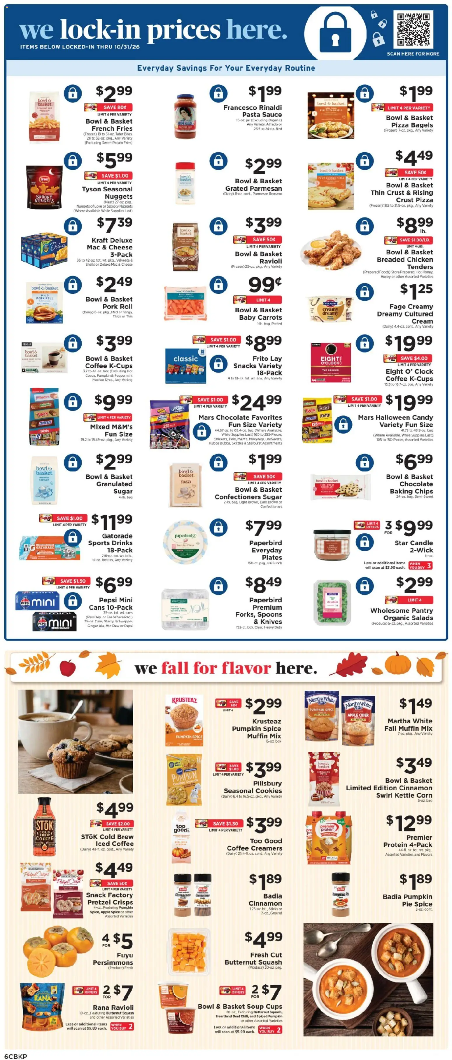 ShopRite Weekly Ad - valid from 10/04/2026 | Page: 8 | Products: Cider, Sugar, Muffin, Kettle
